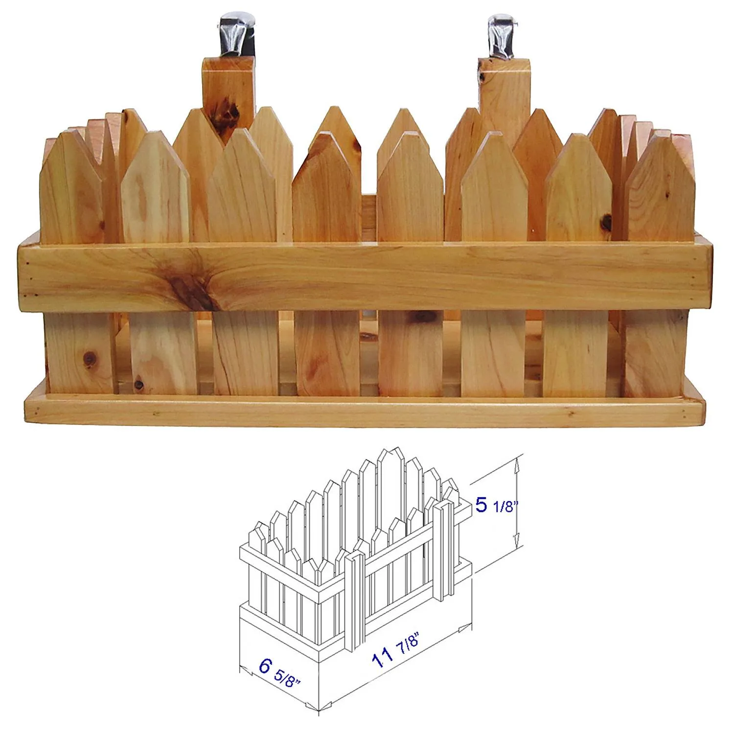 ALFI AB1163 61 inch Wooden Free Standing Bathtub With Cushion Headrest - image 12