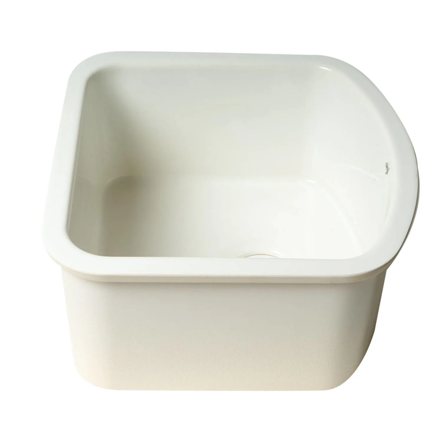 ALFI AB1818C 17 inch D-Shaped Fireclay Undermount Kitchen Sink - image 4