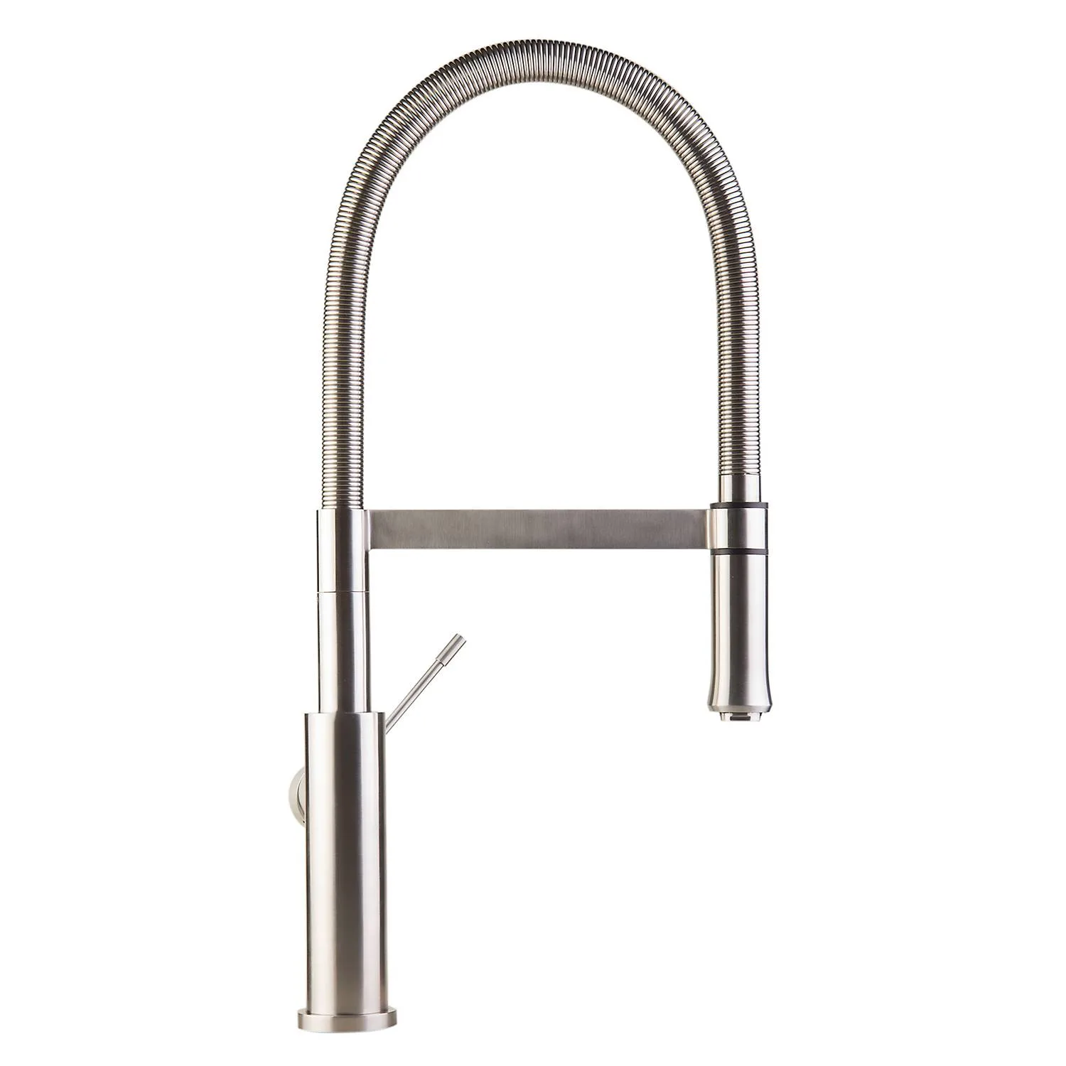 ALFI AB2015 Brushed Gooseneck Single Hole Kitchen Faucet