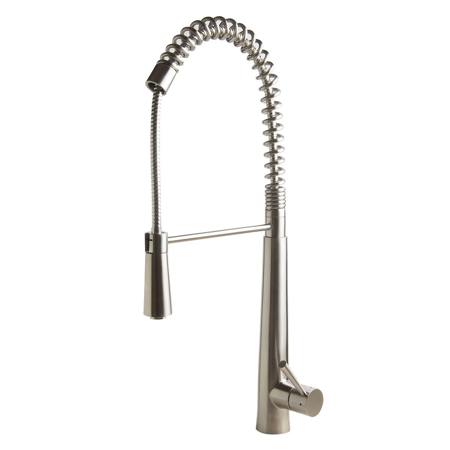 ALFI AB2039 Solid Stainless Steel Commercial Spring Kitchen Faucet