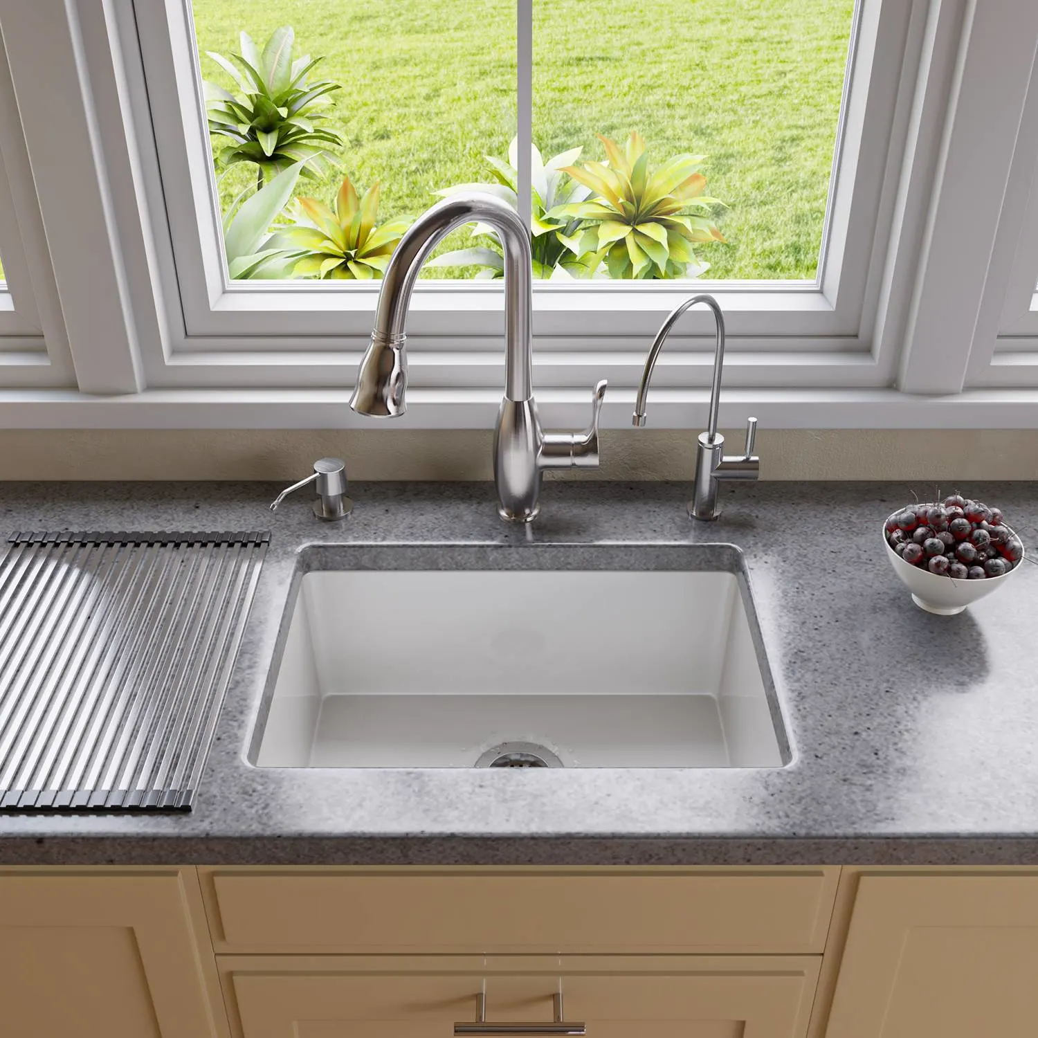 ALFI AB2317 23 inch Fireclay Undermount Kitchen Sink - image 7