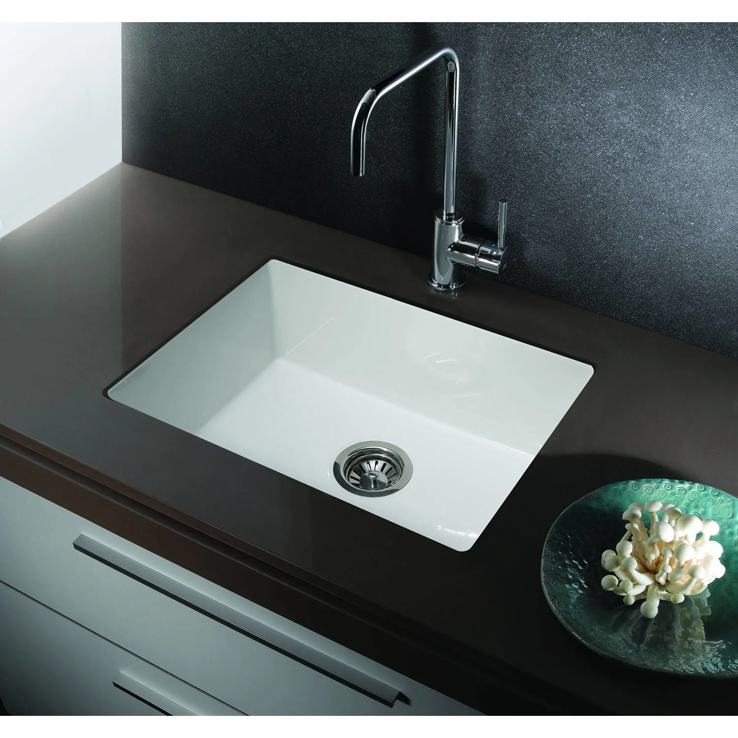 ALFI AB2317 23 inch Fireclay Undermount Kitchen Sink - image 9