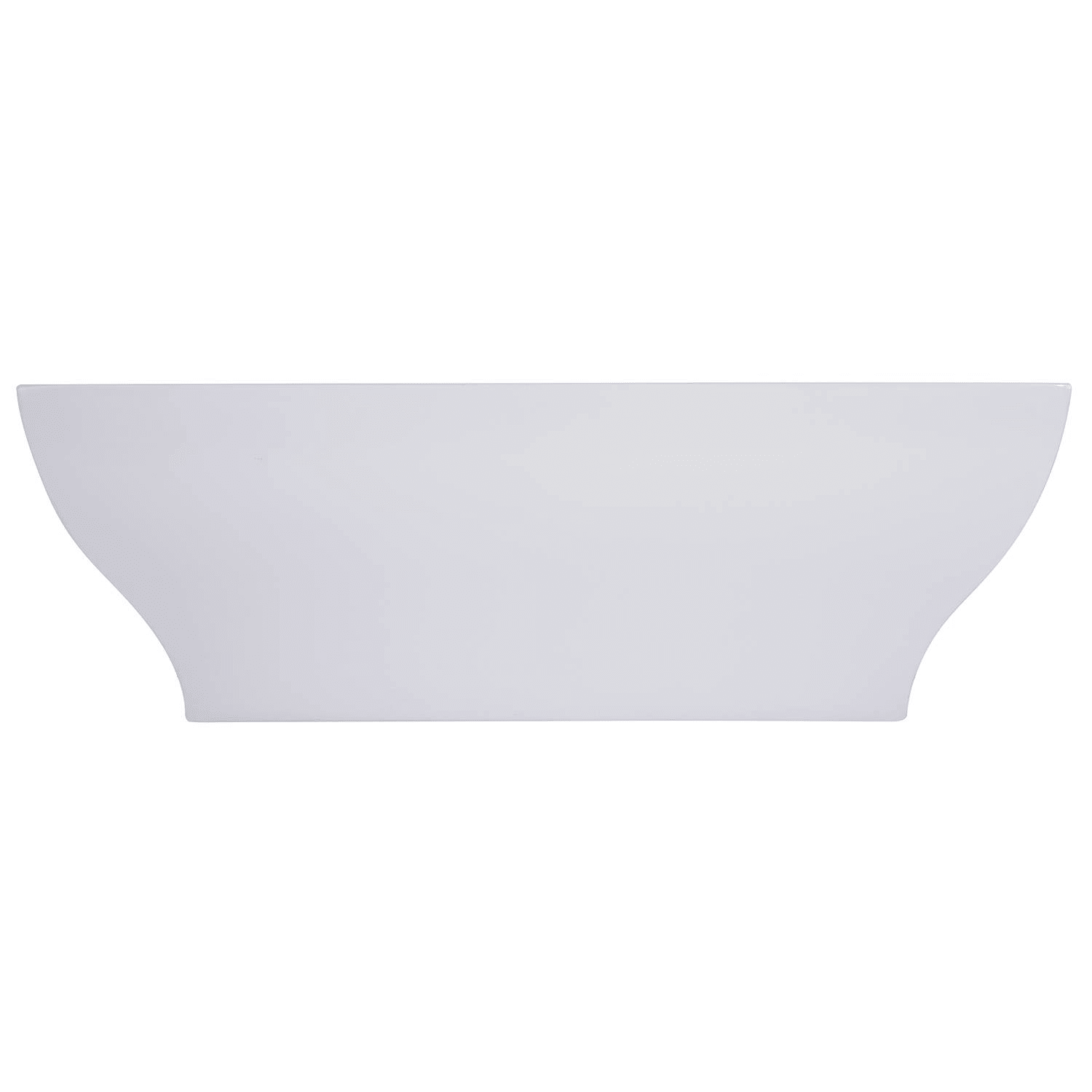 ALFI AB8840 67 inch Acrylic Rectangular Free Standing Soaking Bathtub - image 2