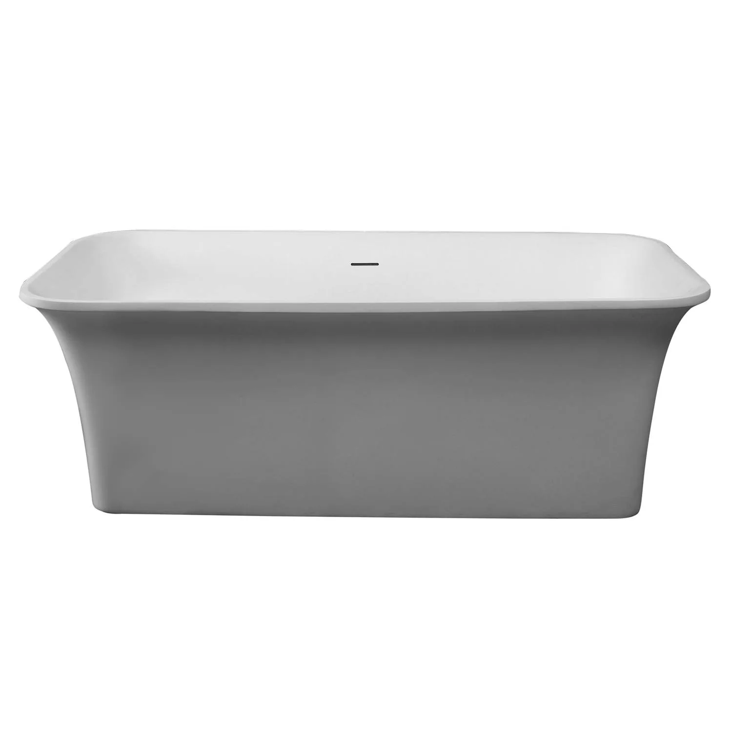 ALFI AB9942 67 inch Rectangular Resin Soaking Bathtub