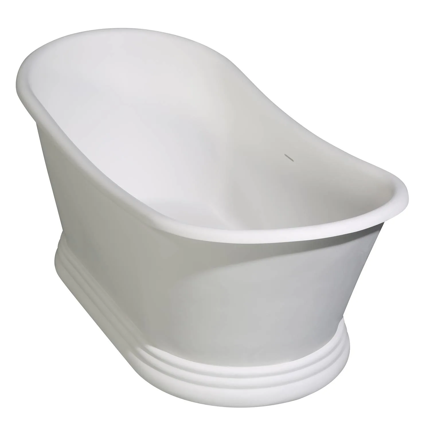 ALFI AB9950 67 inch Matte Pedestal Resin Bathtub - image 2
