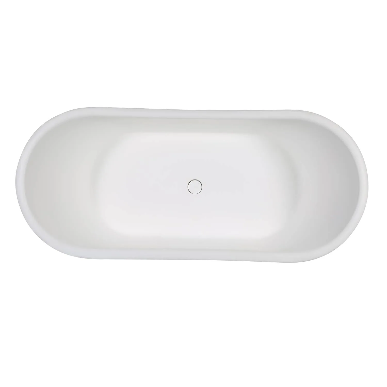 ALFI AB9950 67 inch Matte Pedestal Resin Bathtub - image 4