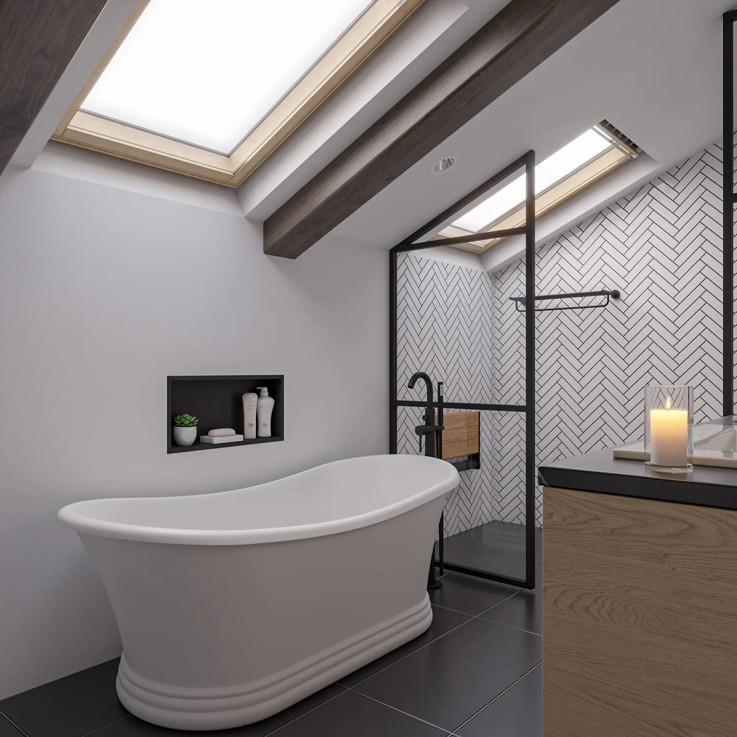 ALFI AB9950 67 inch Matte Pedestal Resin Bathtub - image 10