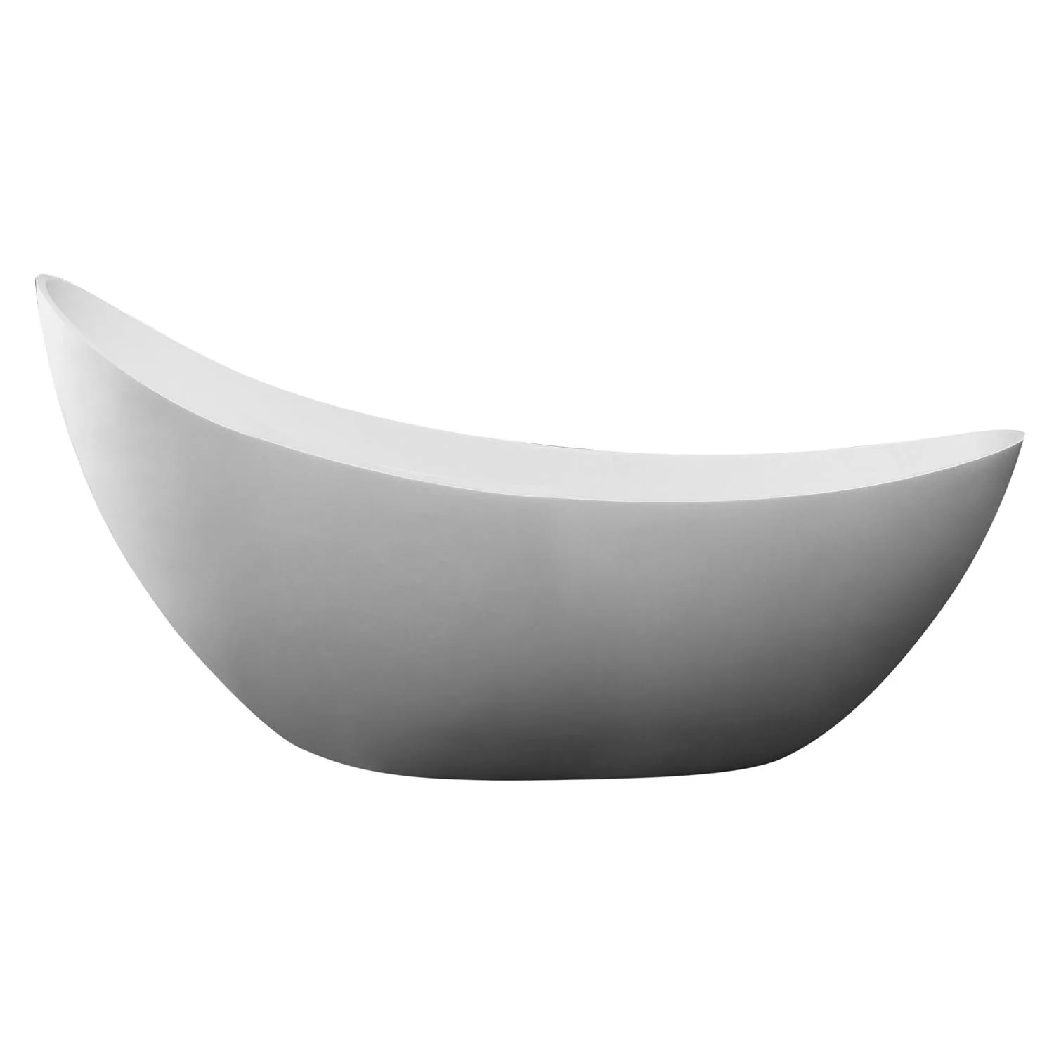 ALFI AB9951 73 inch Resin Soaking Slipper Bathtub