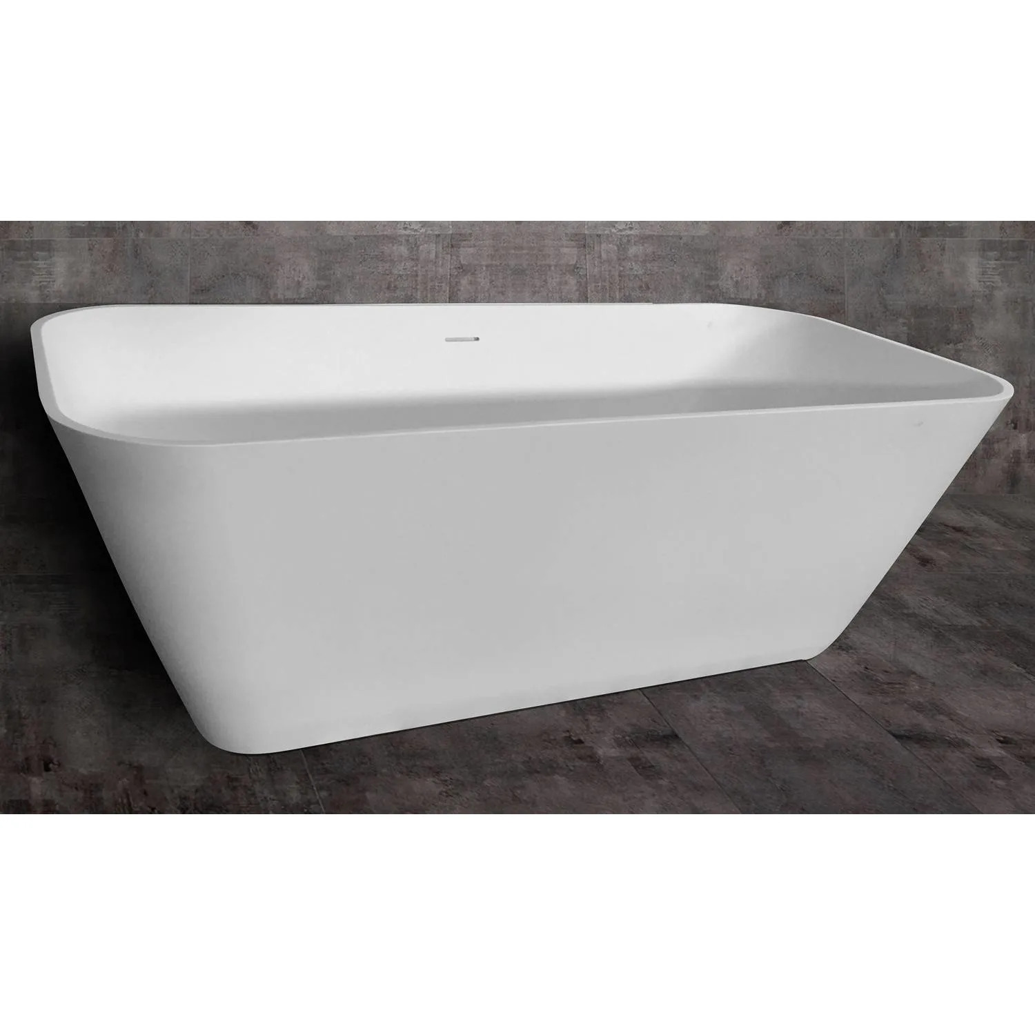 ALFI AB9952 67 inch Rectangular Resin Soaking Bathtub - image 8