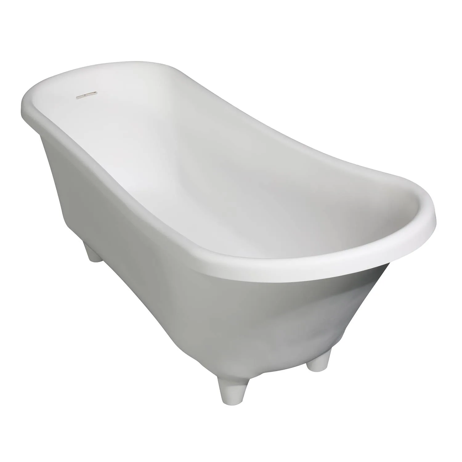 ALFI AB9960 67 inch Matte Clawfoot Resin Bathtub