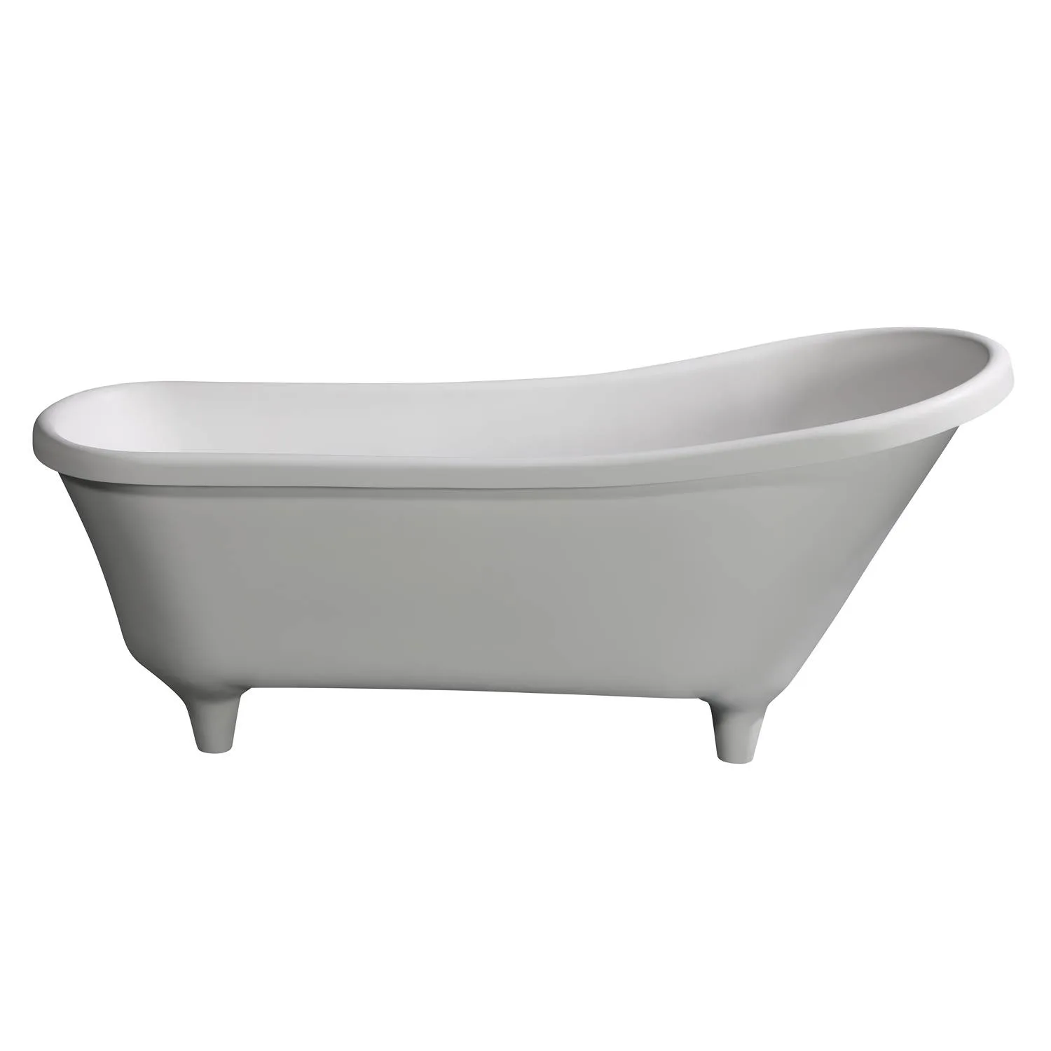 ALFI AB9960 67 inch Matte Clawfoot Resin Bathtub - image 2
