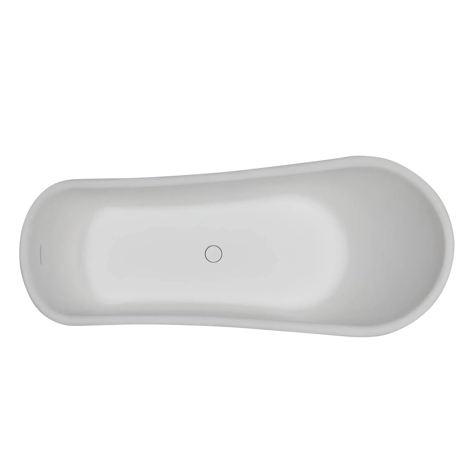 ALFI AB9960 67 inch Matte Clawfoot Resin Bathtub - image 5