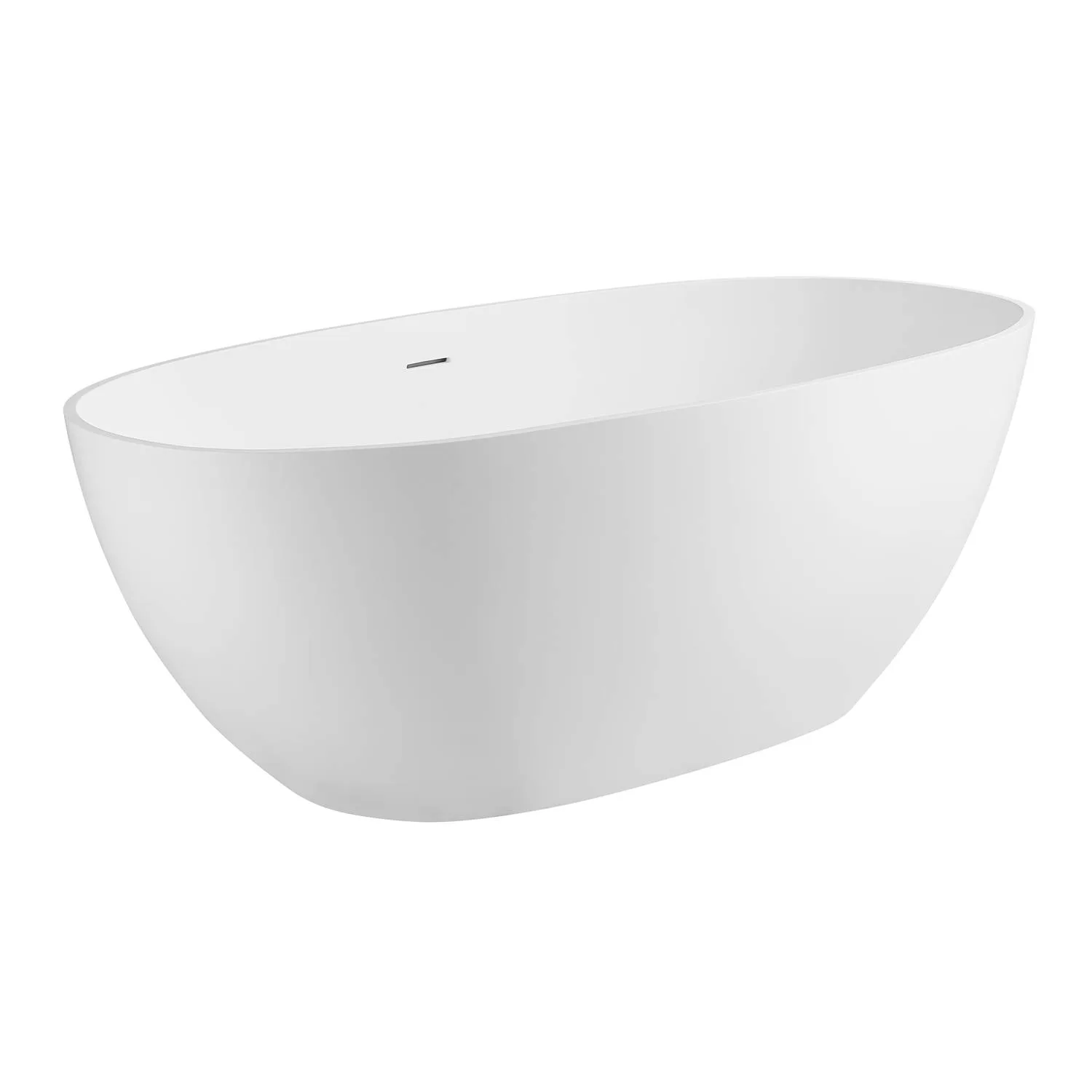 ALFI AB9975 59 inch Oval Resin Soaking Bathtub - image 4