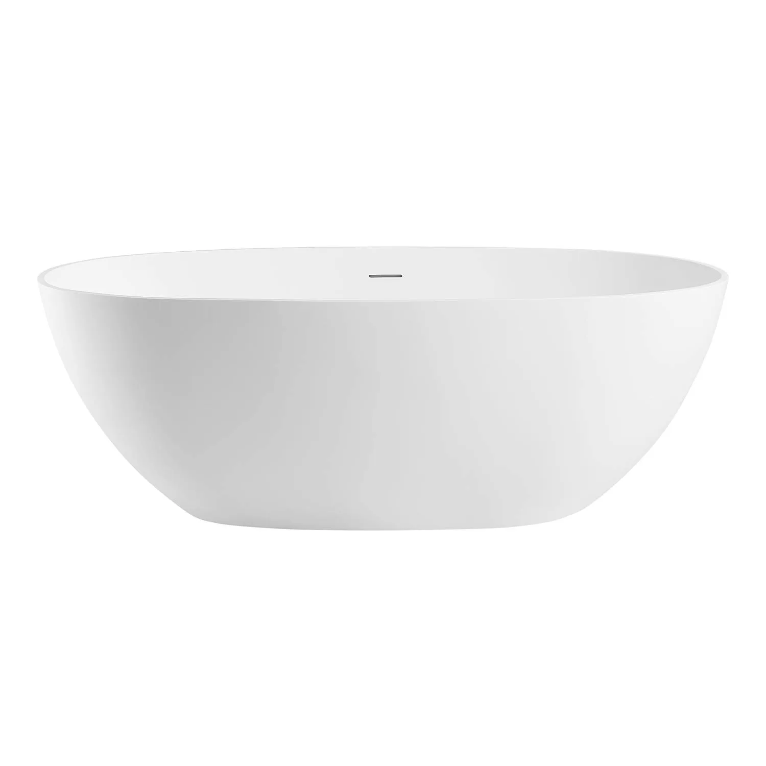 ALFI AB9975 59 inch Oval Resin Soaking Bathtub - image 5
