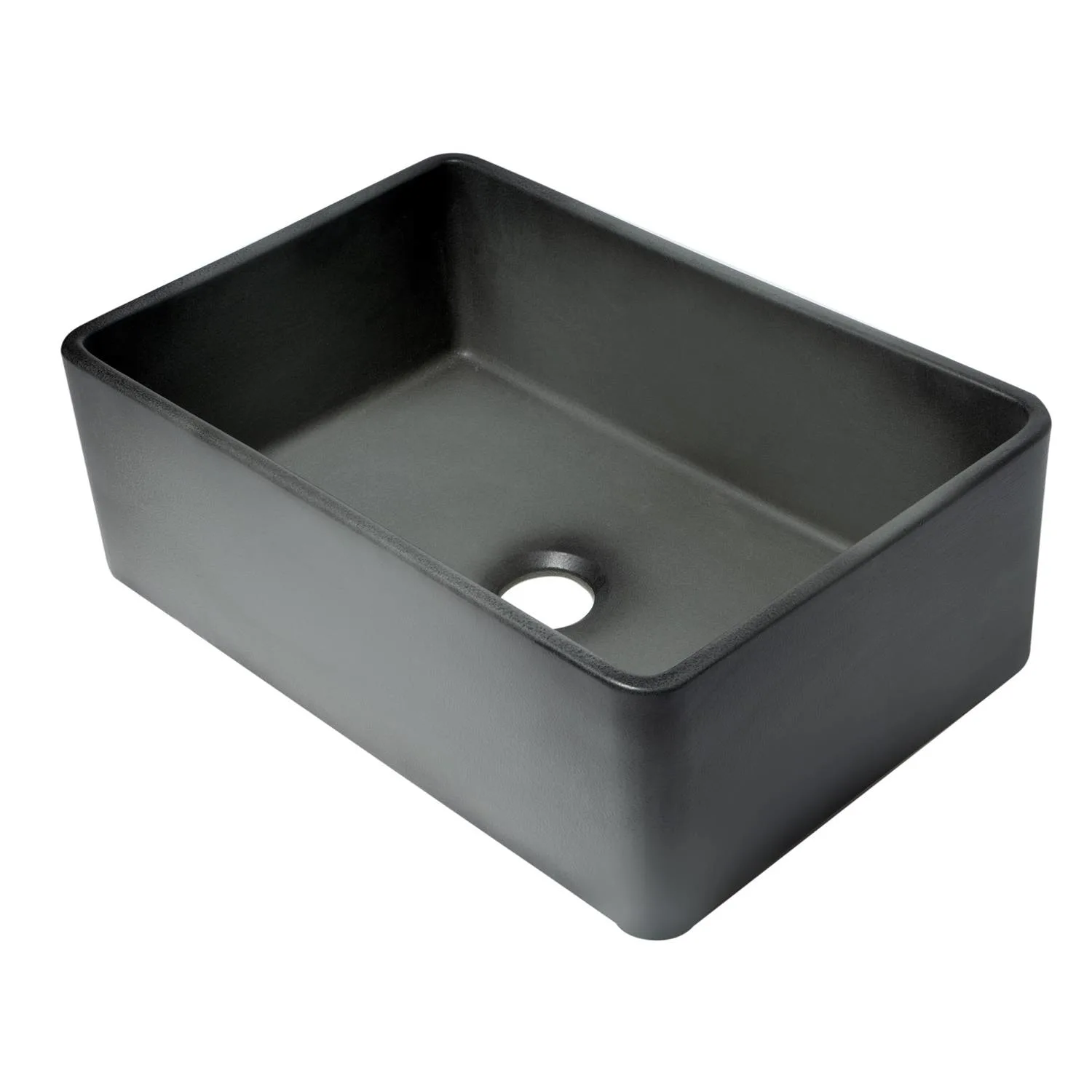 ALFI ABCO3020SB 30 inch Concrete Fireclay Farm Kitchen Sink