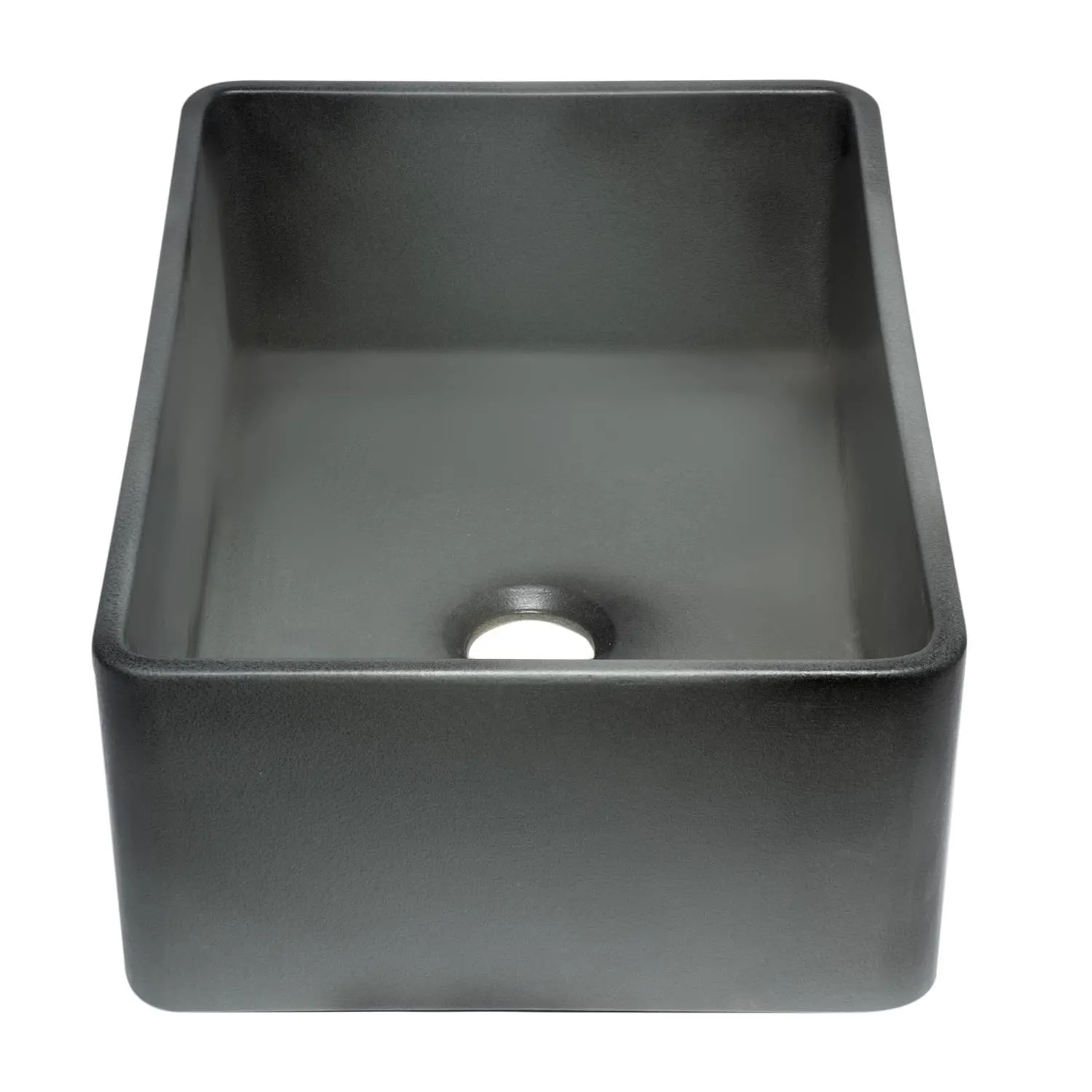 ALFI ABCO3020SB 30 inch Concrete Fireclay Farm Kitchen Sink - image 5