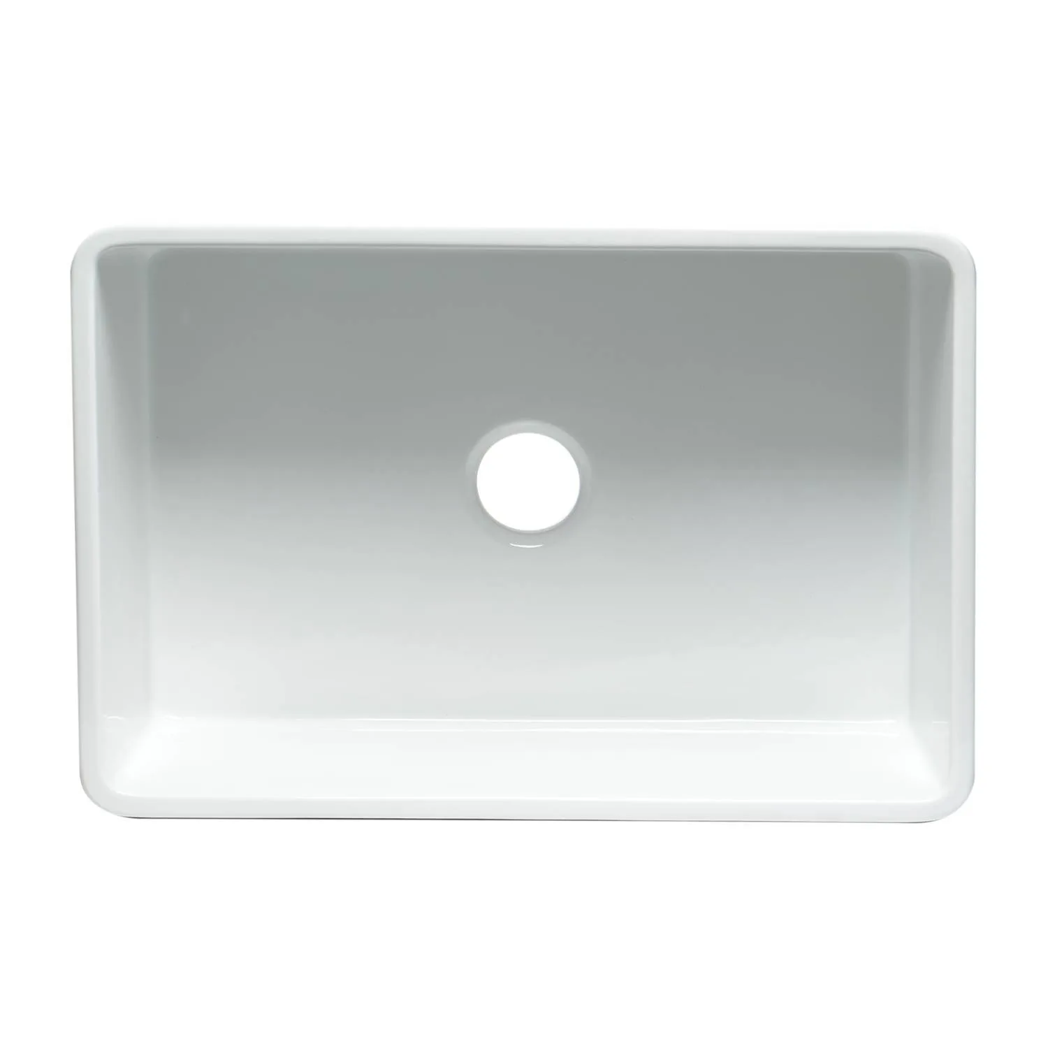 ALFI ABTI3020SB 30 inch Reversible Fireclay Farm Kitchen Sink - image 2