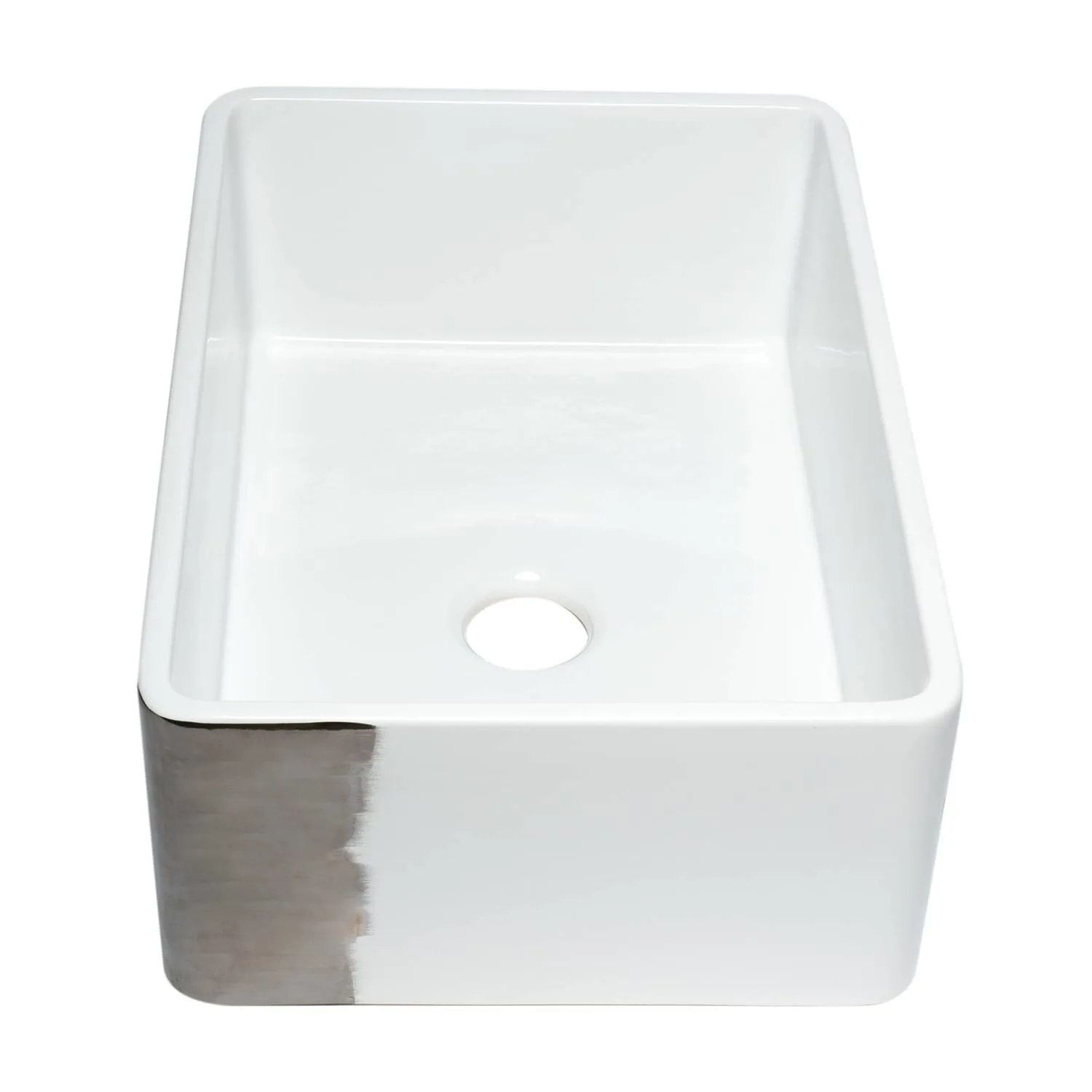 ALFI ABTI3020SB 30 inch Reversible Fireclay Farm Kitchen Sink - image 5