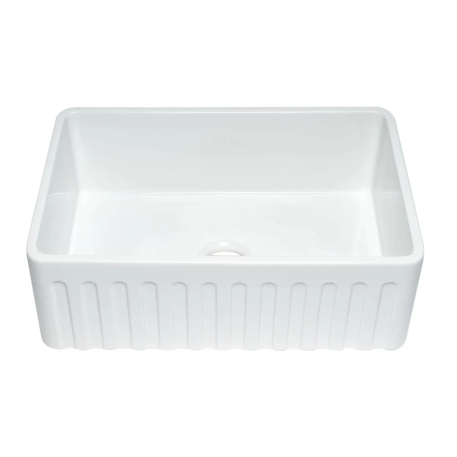 ALFI ABTI3020SB 30 inch Reversible Fireclay Farm Kitchen Sink - image 6
