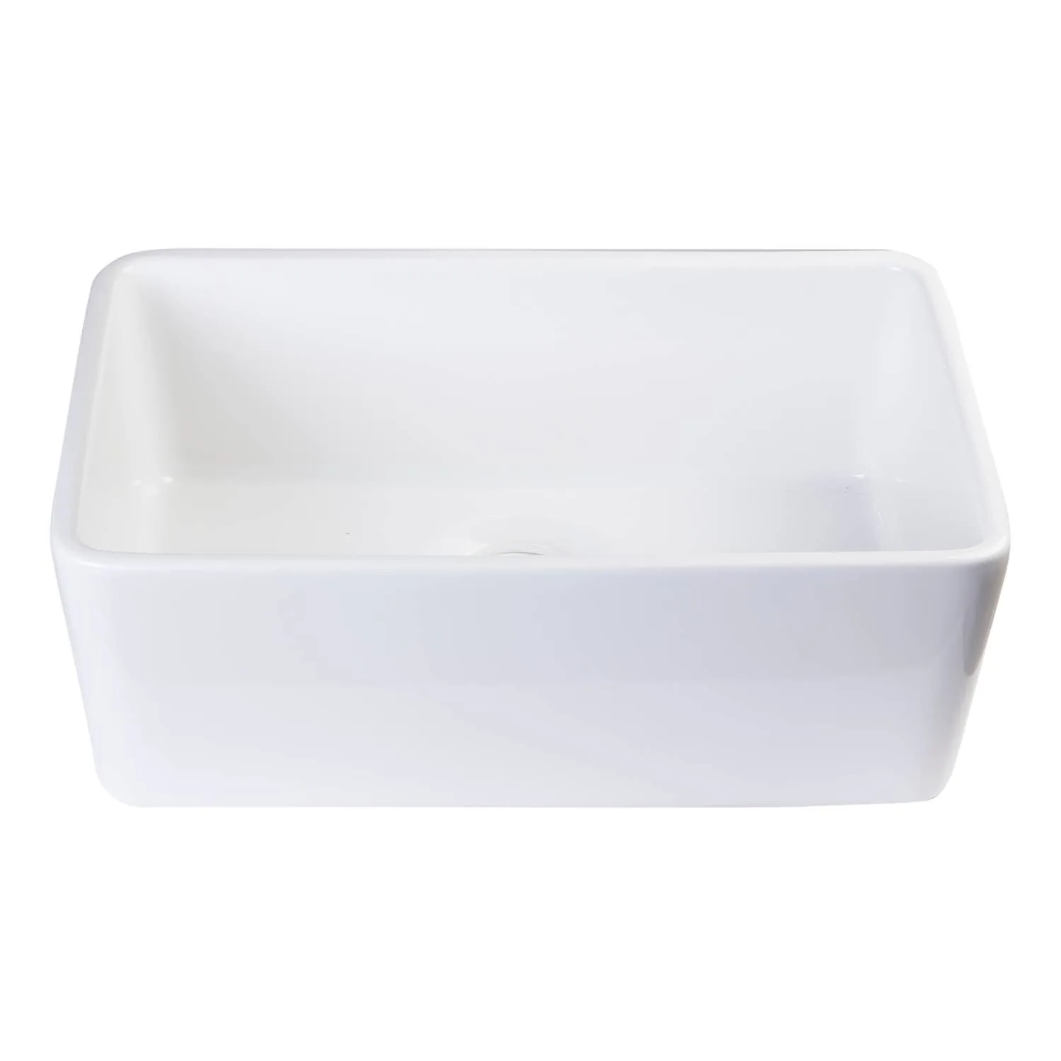 ALFI AB503 23 inch Single Bowl Fireclay Farm Kitchen Sink - image 6