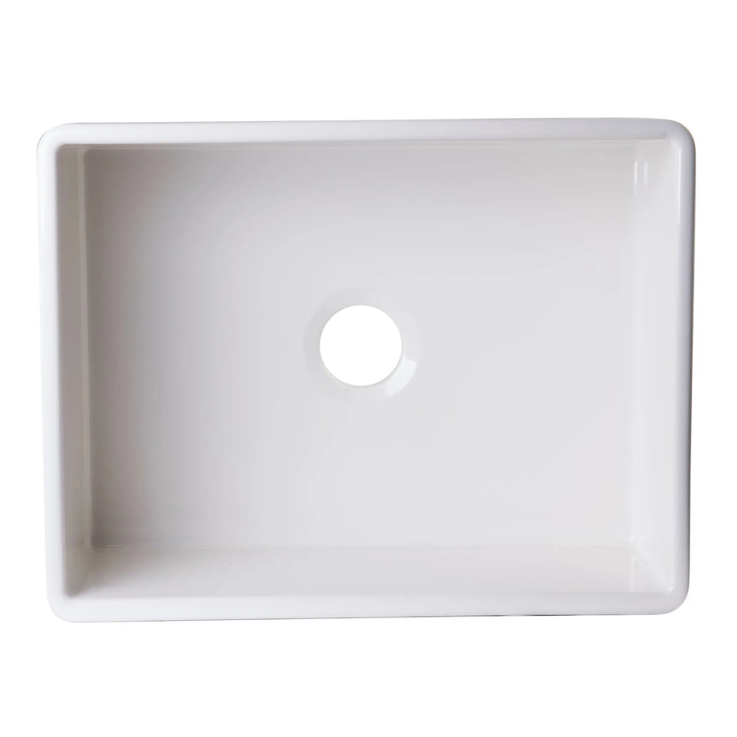 ALFI AB506 26 inch Single Bowl Fireclay Farm Kitchen Sink - image 5