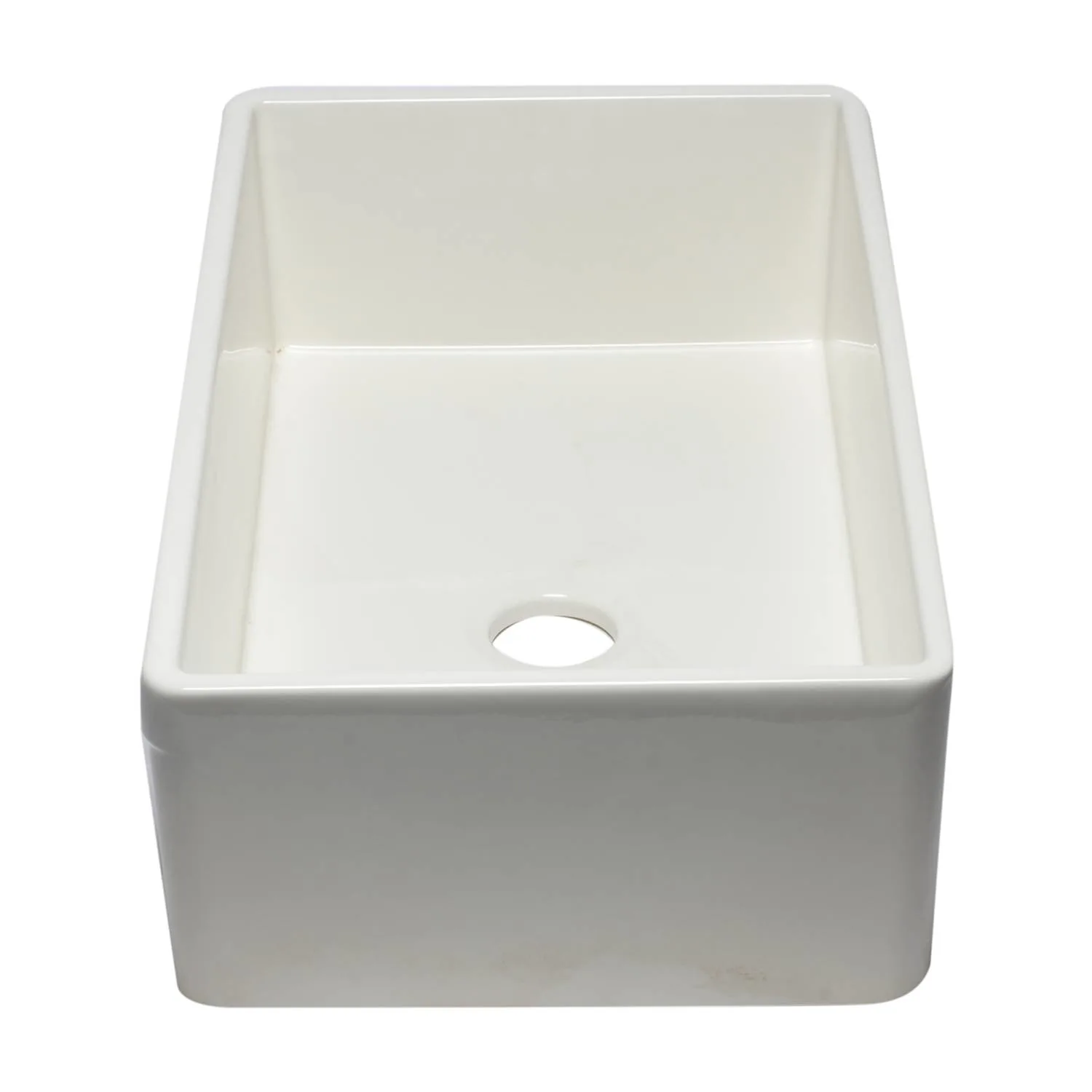 ALFI AB532 33 inch Fluted Single Bowl Fireclay Farm Kitchen Sink - image 2
