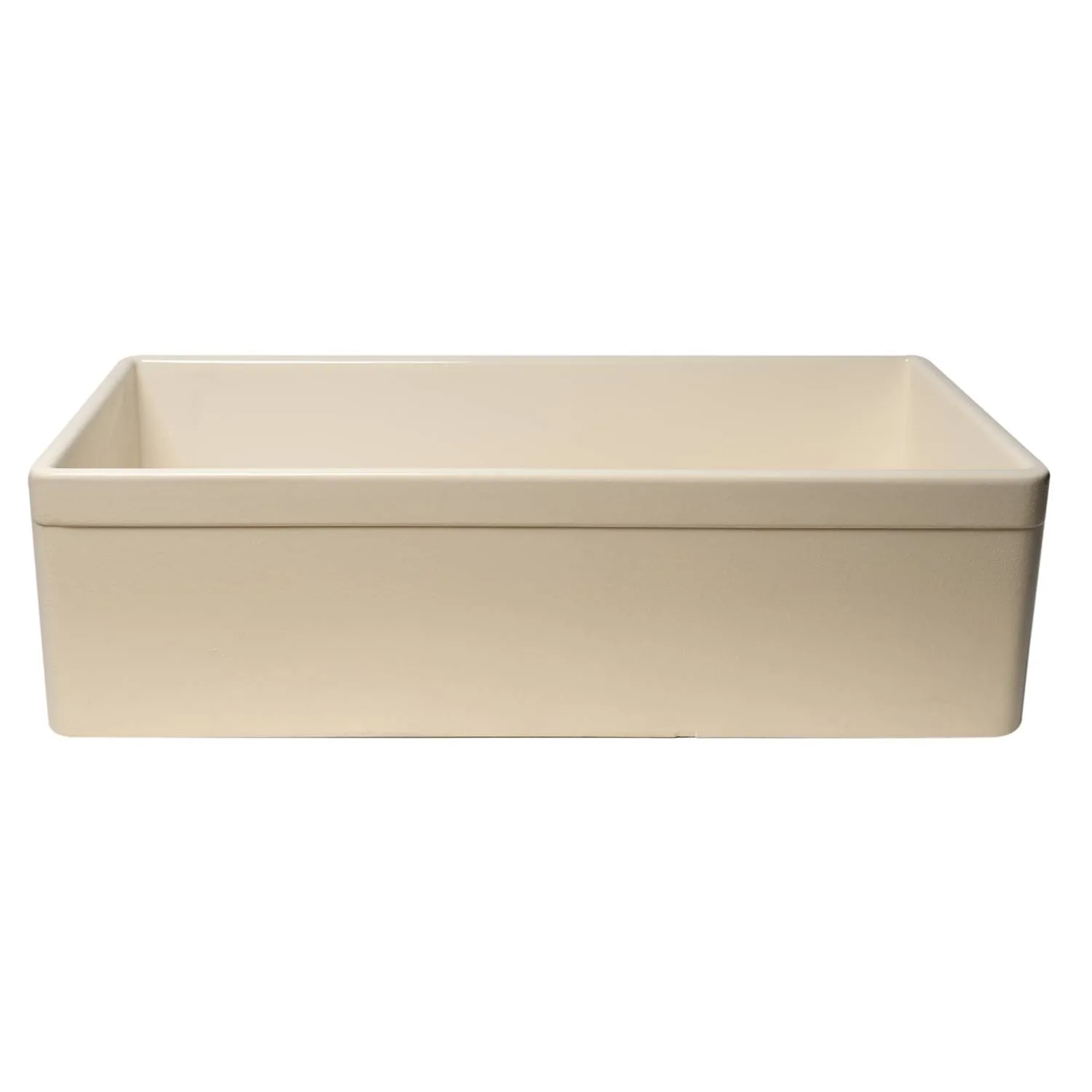 ALFI AB536 36 inch Smooth Single Bowl Fireclay Farm Kitchen Sink - image 3