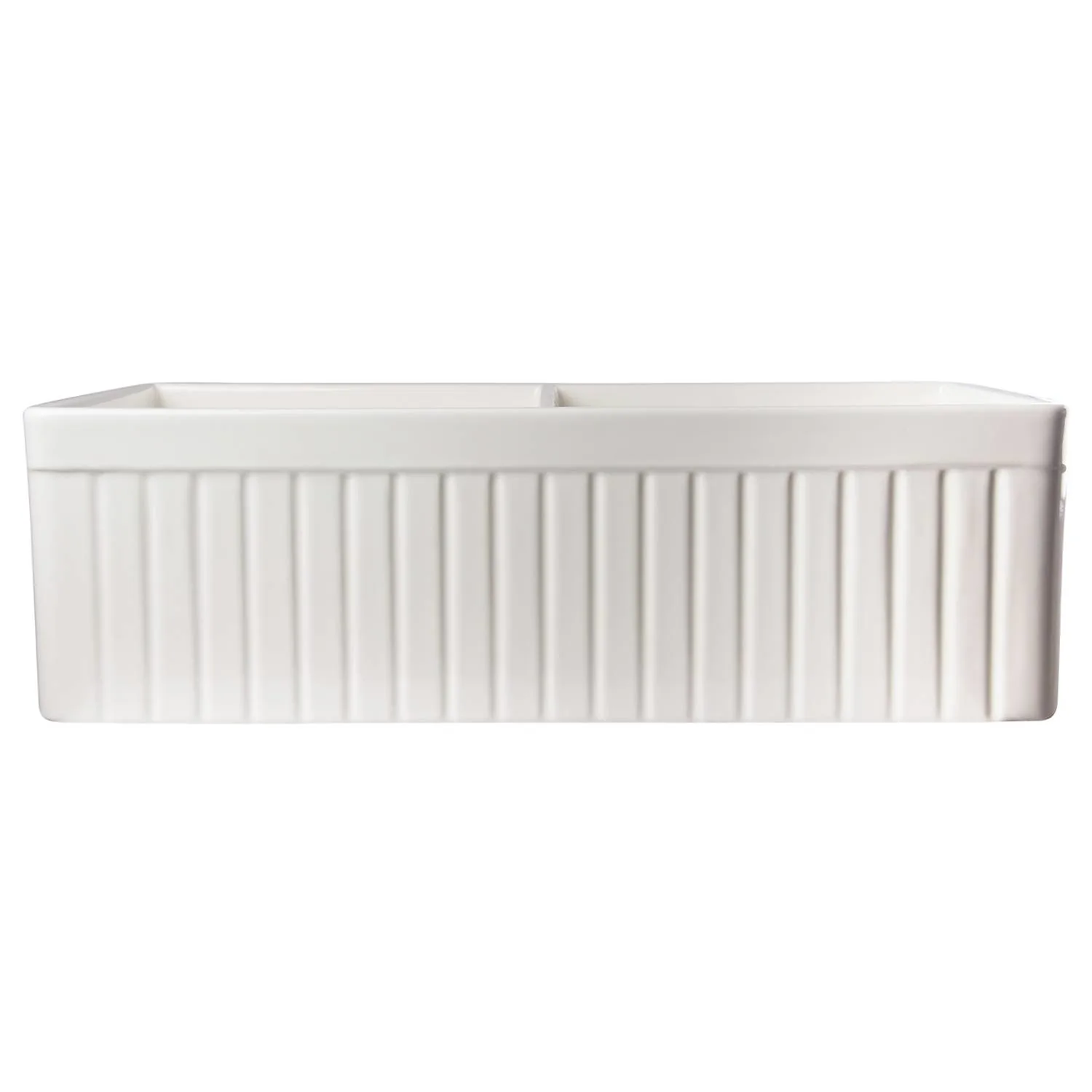 ALFI AB537 32 inch Double Bowl Fireclay Farm Kitchen Sink - image 5