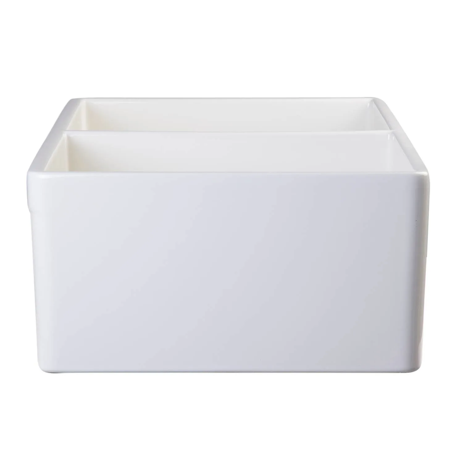 ALFI AB538 32 inch Double Bowl Fireclay Farm Kitchen Sink - image 2