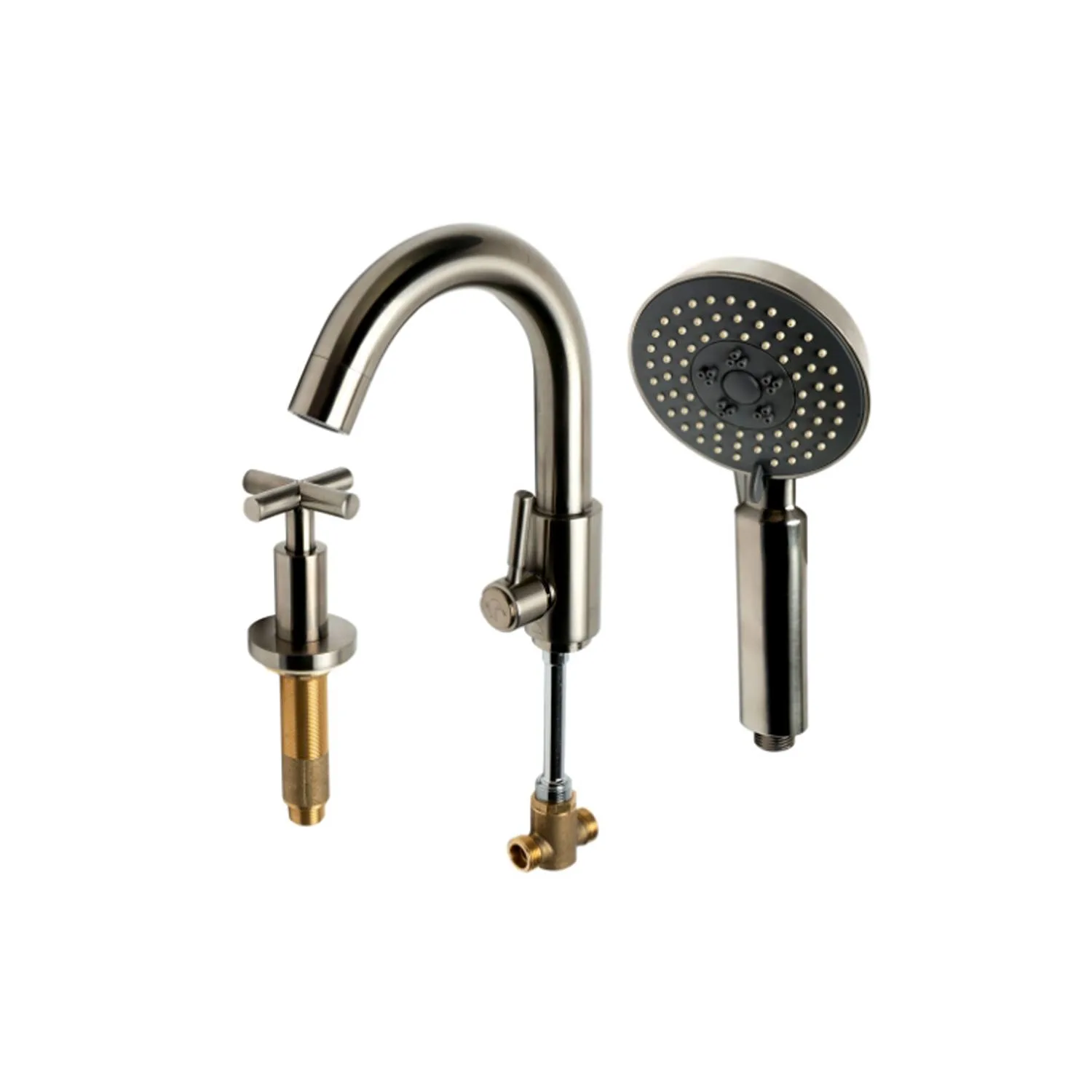 ALFI AB2503 Deck Mounted  Tub Filler With Showerhead - image 4