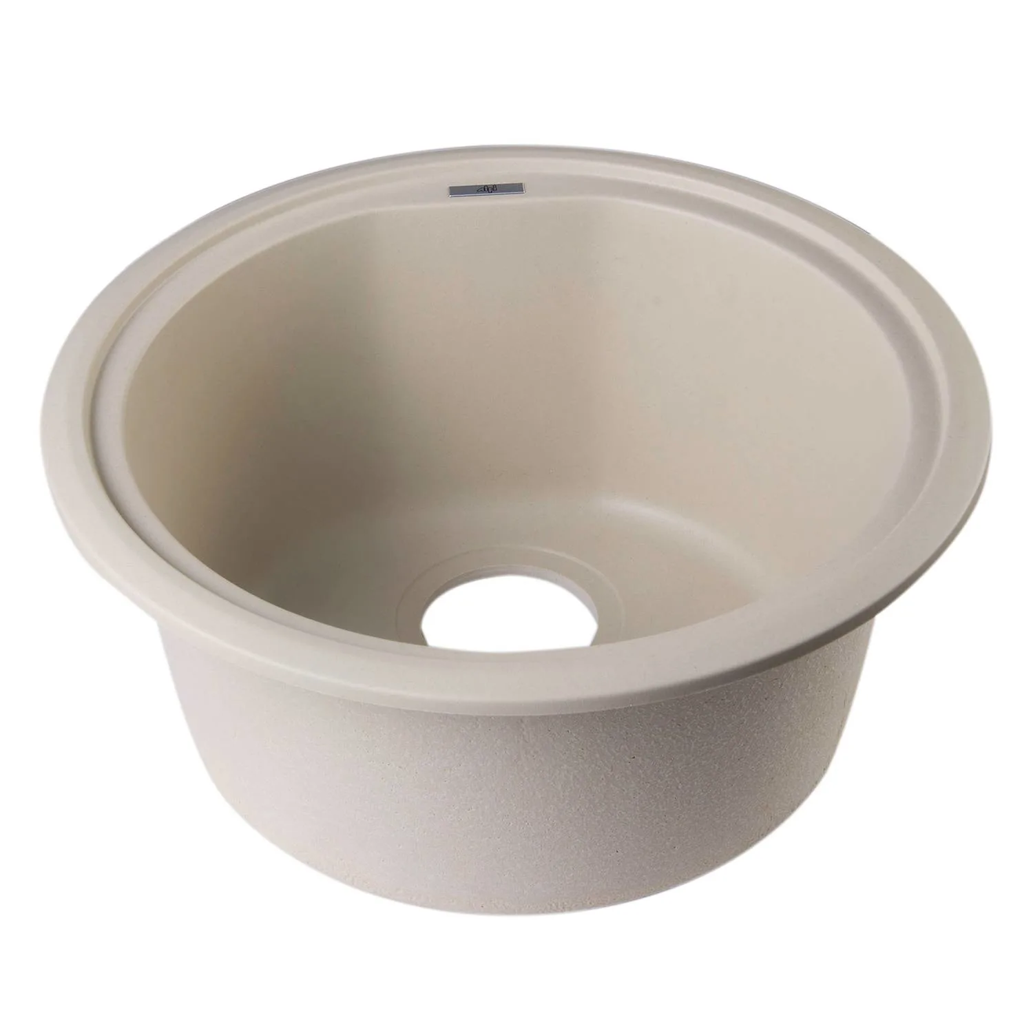 ALFI AB1717UM 17 inch Round Granite Undermount Prep Kitchen Sink - image 2