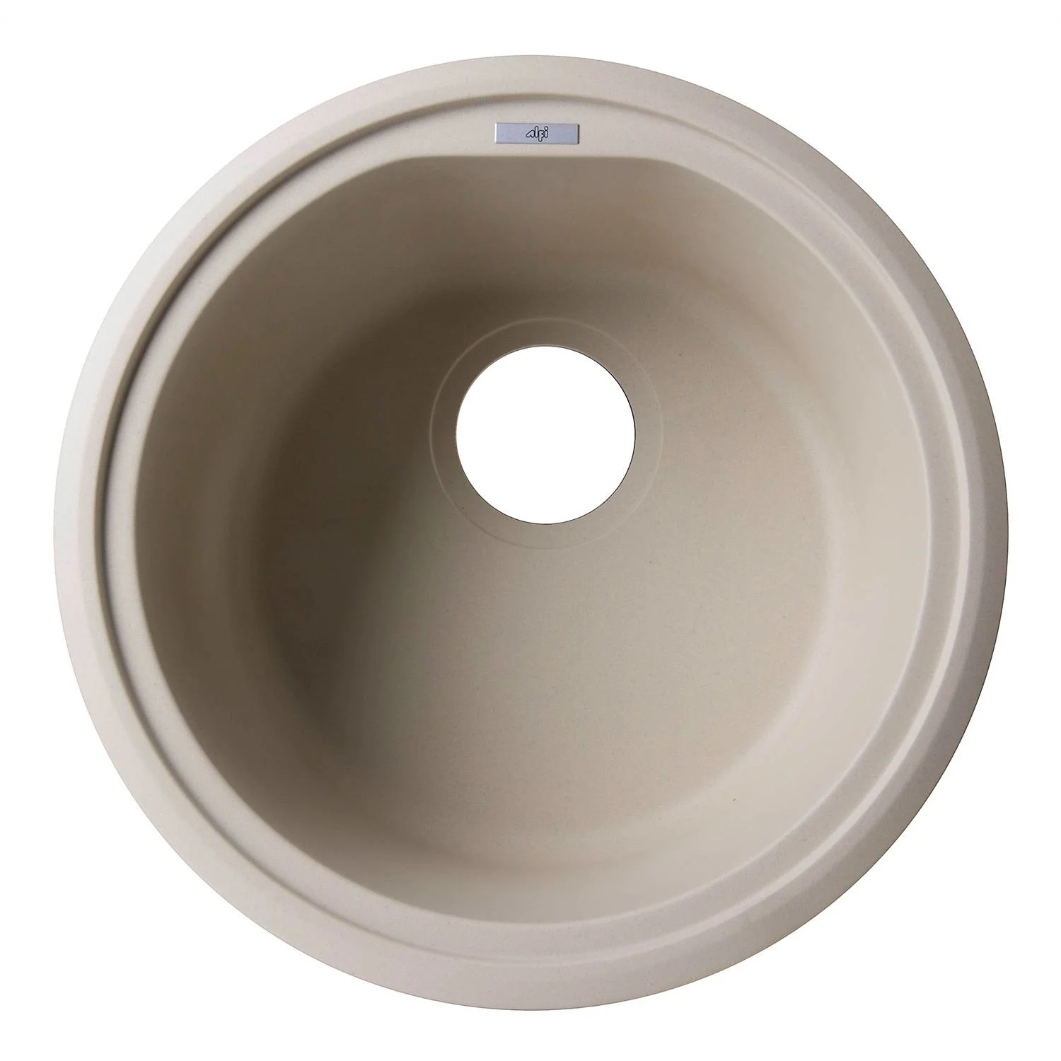 ALFI AB1717UM 17 inch Round Granite Undermount Prep Kitchen Sink - image 4