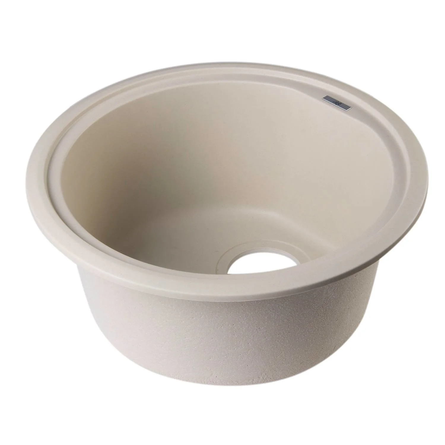 ALFI AB1717UM 17 inch Round Granite Undermount Prep Kitchen Sink - image 6