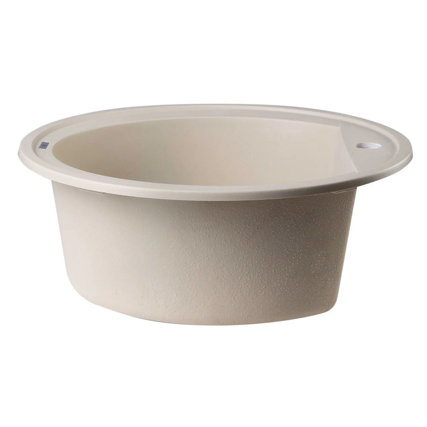 ALFI AB2020DI 20 inch Round Granite Drop-in Prep Kitchen Sink