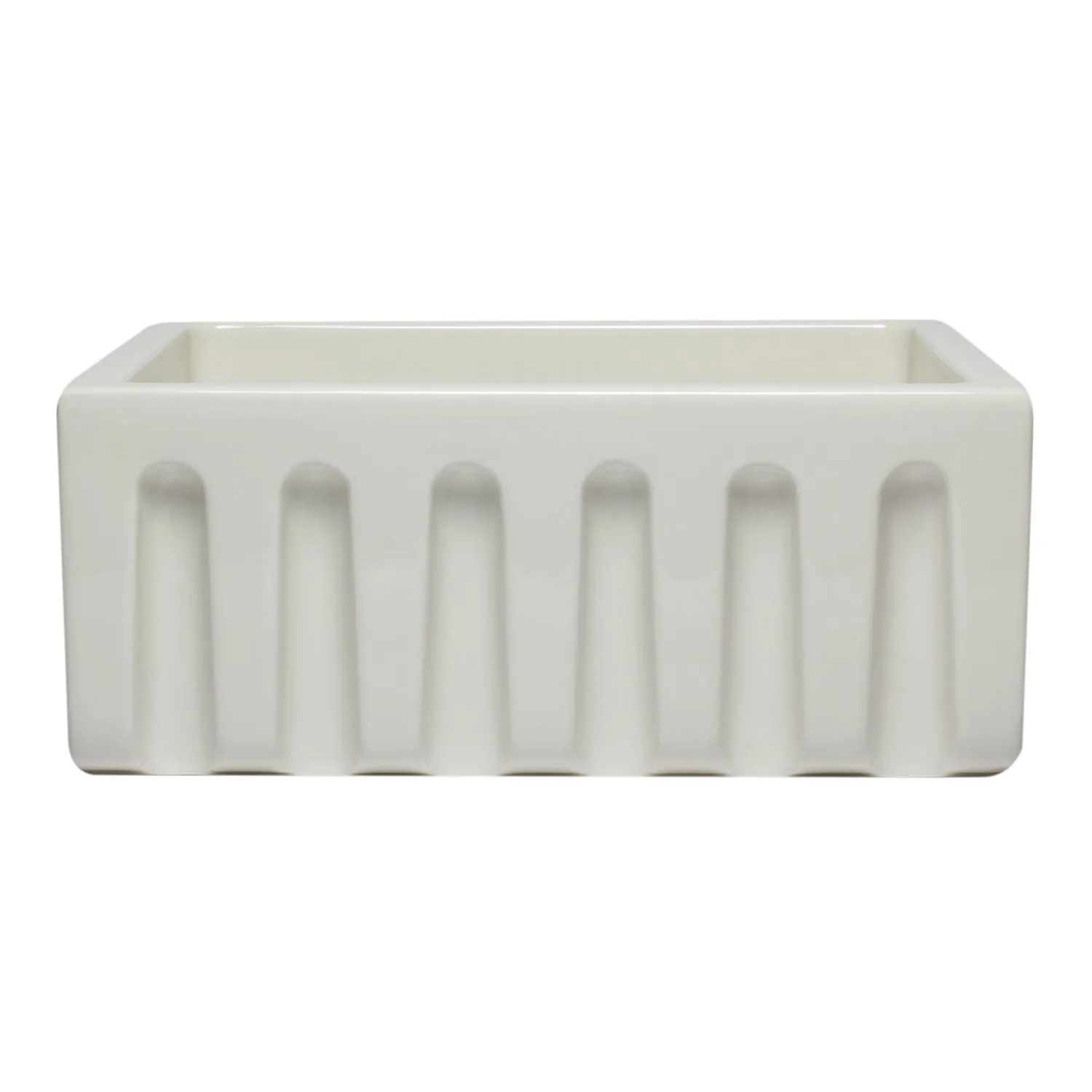 ALFI AB2418HS 24 in Reversible Single Bowl Fireclay Farm Kitchen Sink - image 5