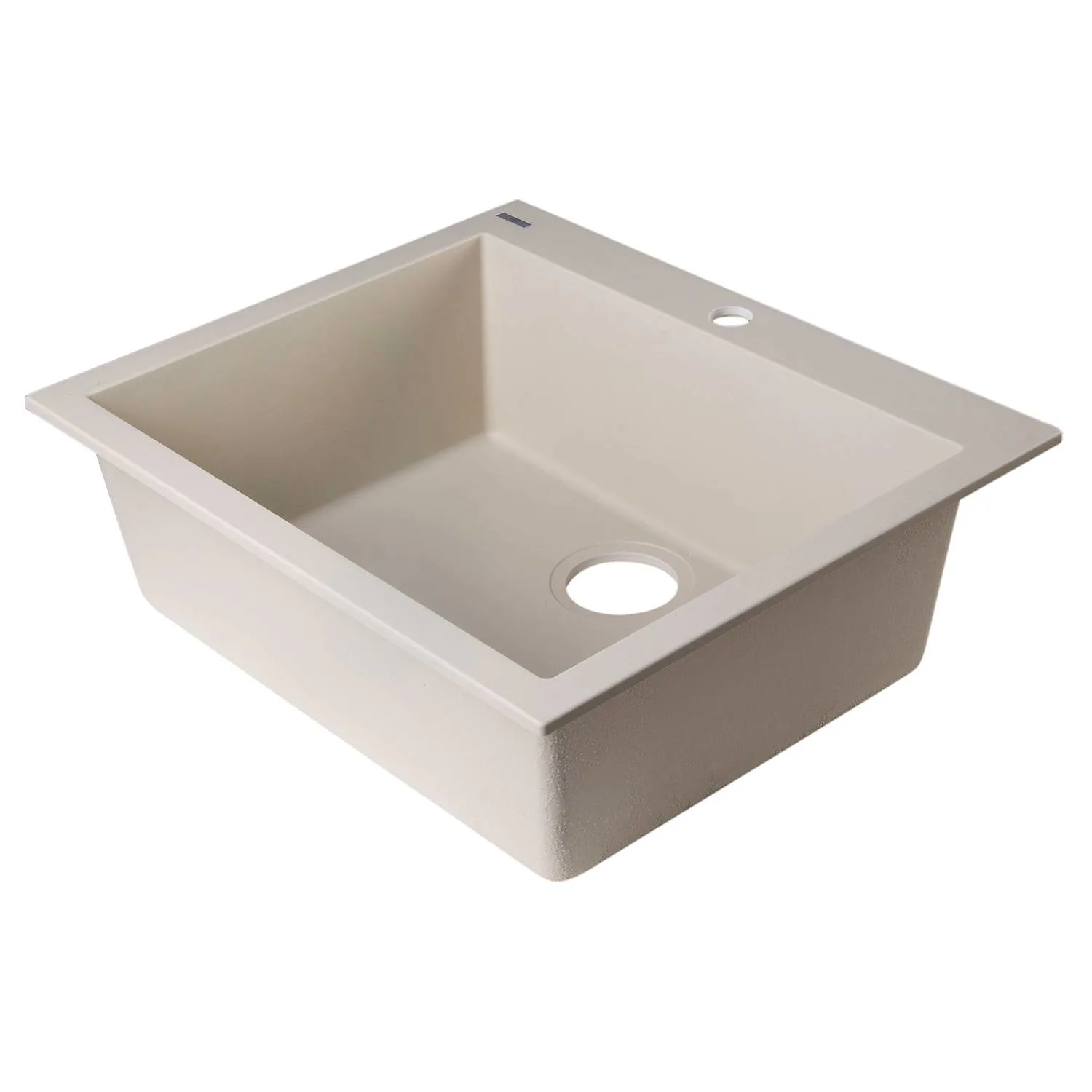 ALFI AB2420DI 24 inch Single Bowl Granite Drop-in Kitchen Sink