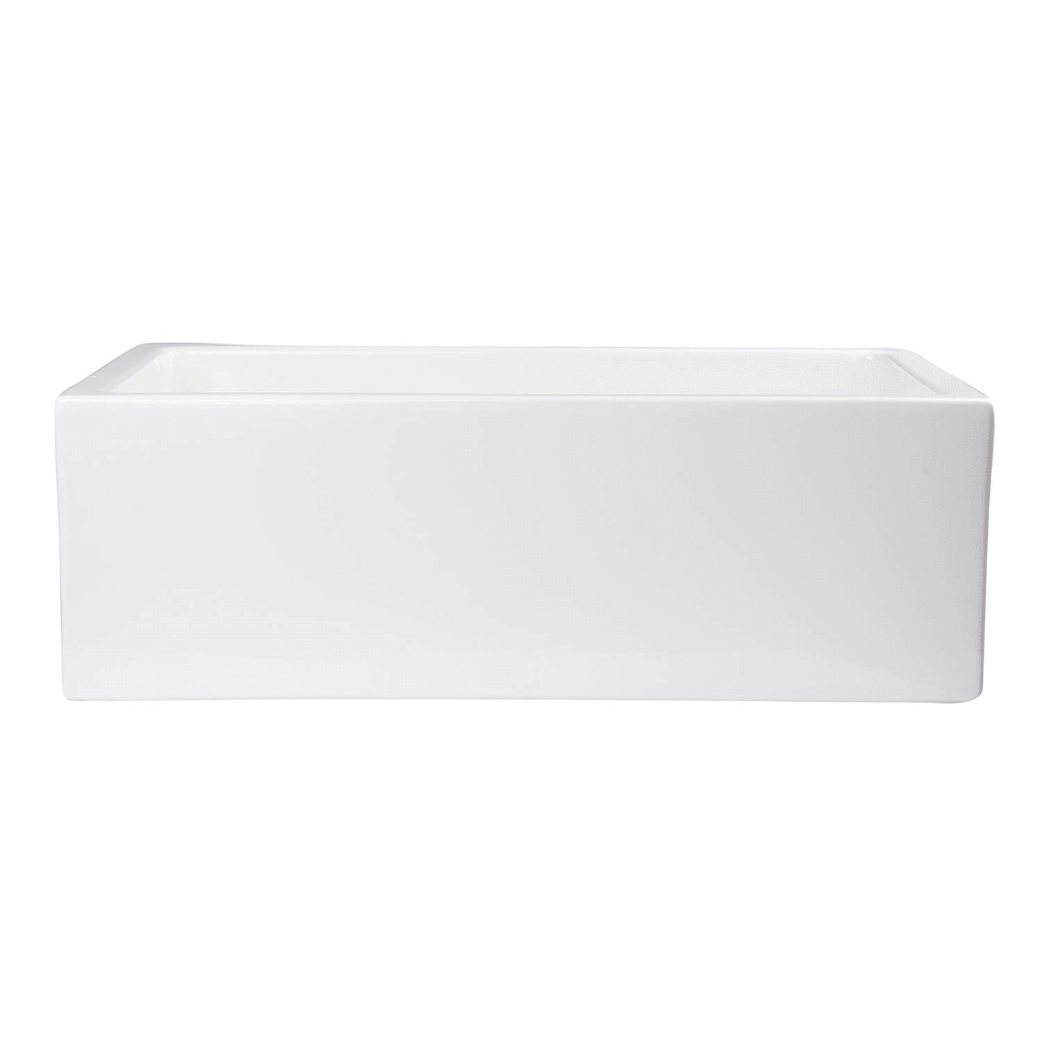 ALFI AB3018SB 30 inch Smooth Single Bowl Fireclay Farm Kitchen Sink - image 3