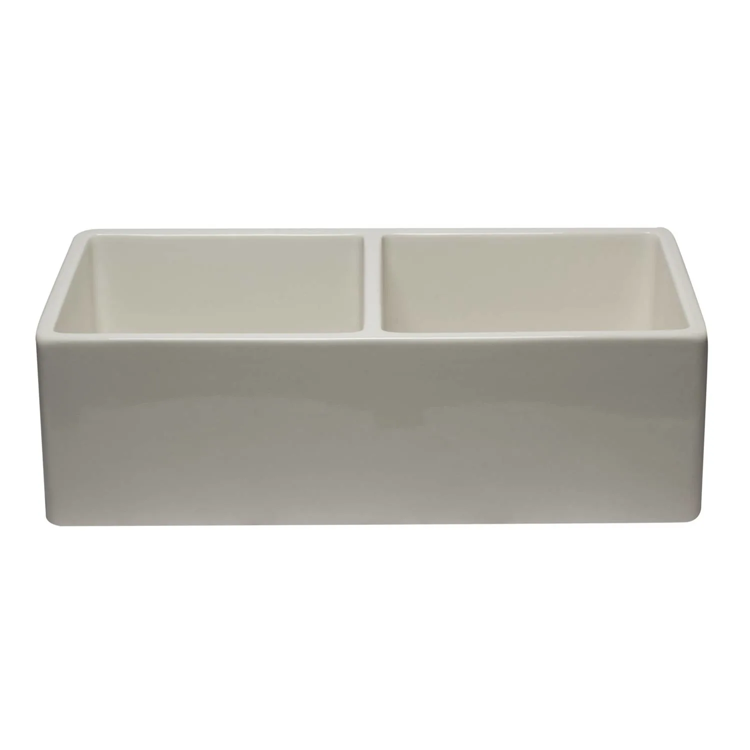 ALFI AB3318DB 33 in Reversible Double Bowl Fireclay Farm Kitchen Sink - image 3
