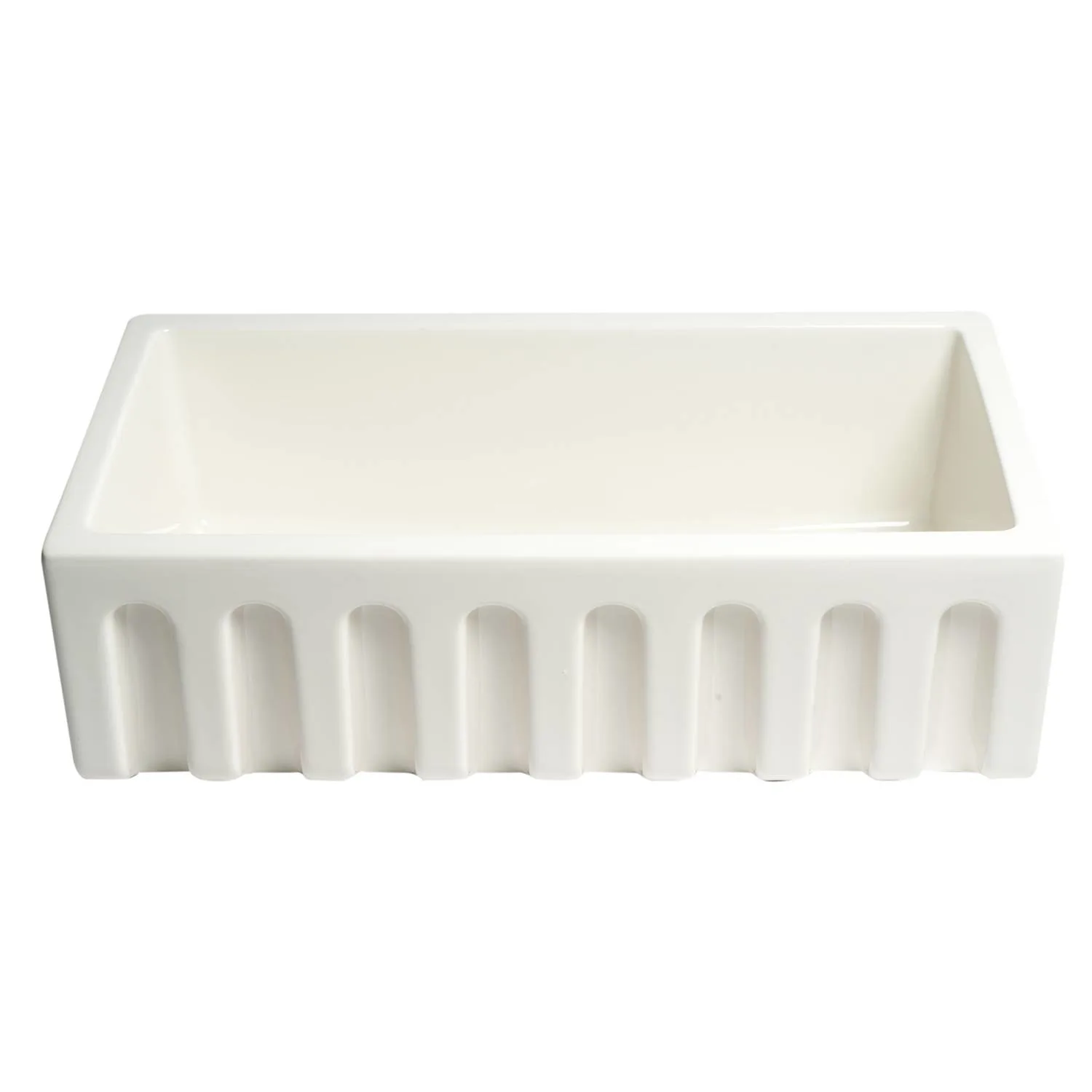 ALFI AB3318HS 33 inch Reversible Fireclay Farm Kitchen Sink - image 3