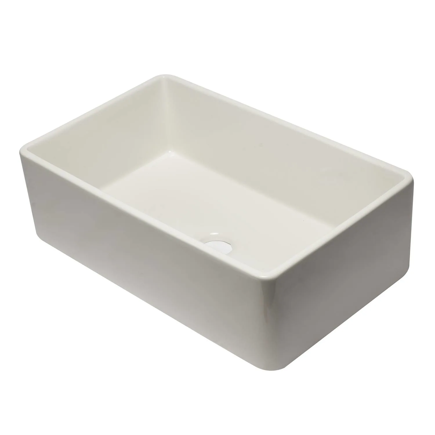 ALFI AB3320SB 33 inch Reversible Fireclay Farm Kitchen Sink - image 1