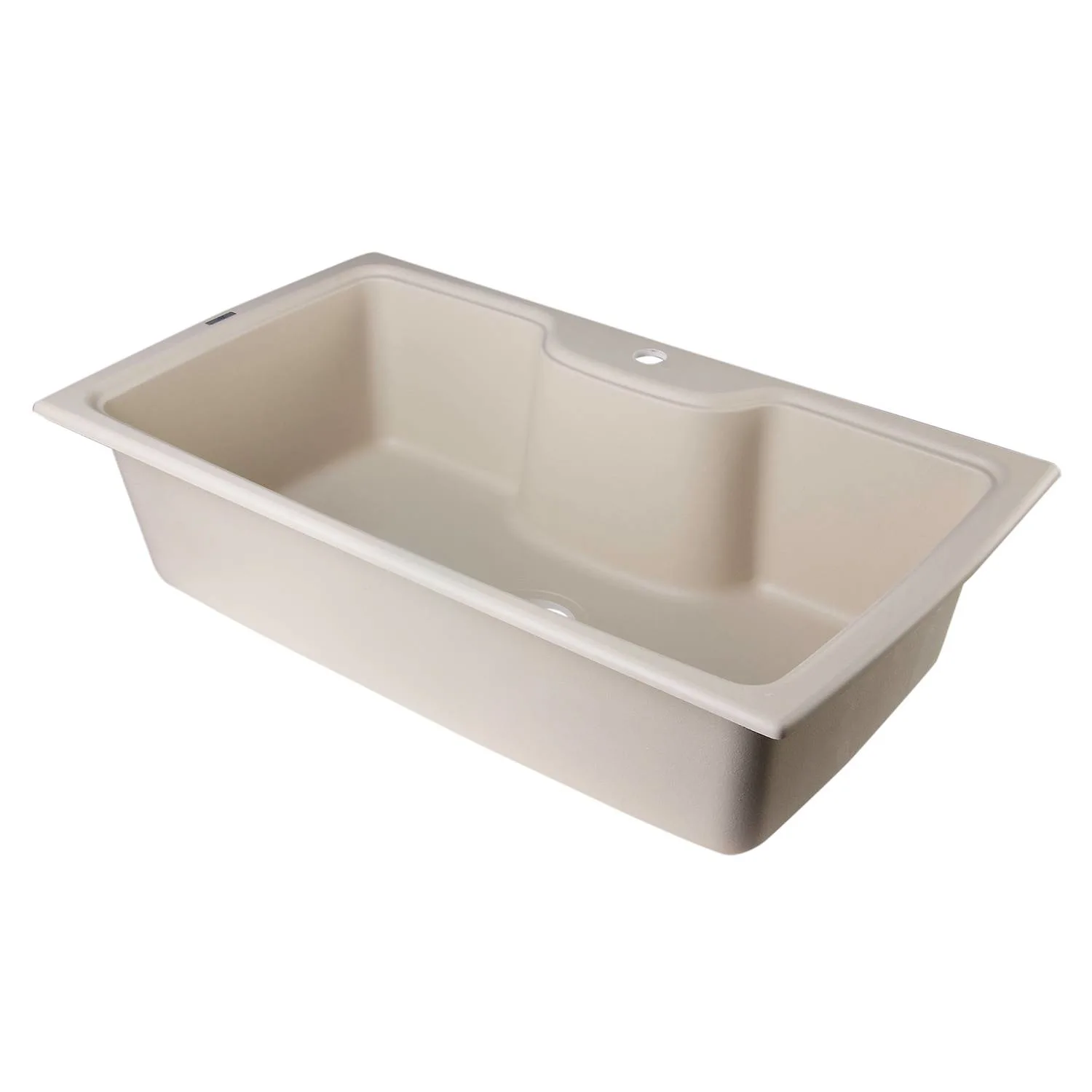 ALFI AB3520DI 35 inch Single Bowl Granite Drop-in Kitchen Sink