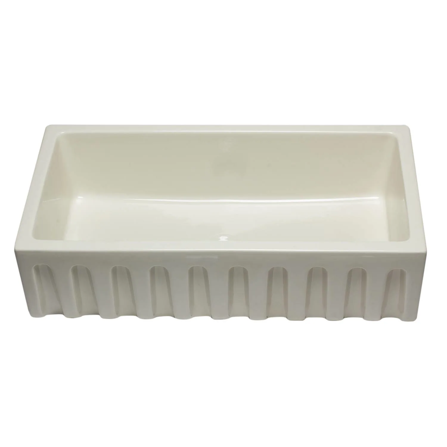 ALFI AB3618HS 36 in Reversible Single Bowl Fireclay Farm Kitchen Sink - image 6