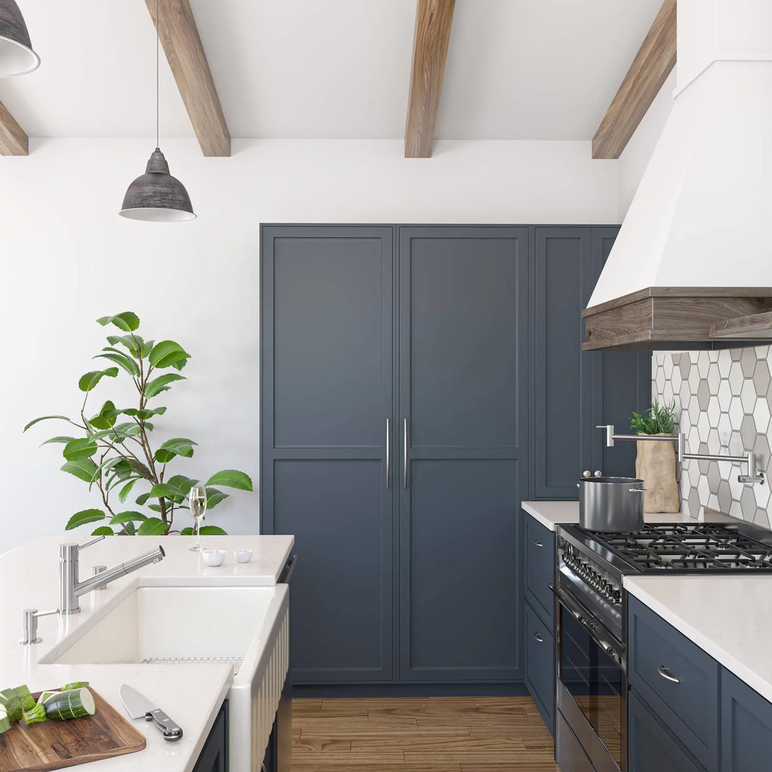 ALFI AB3618HS 36 in Reversible Single Bowl Fireclay Farm Kitchen Sink - image 10