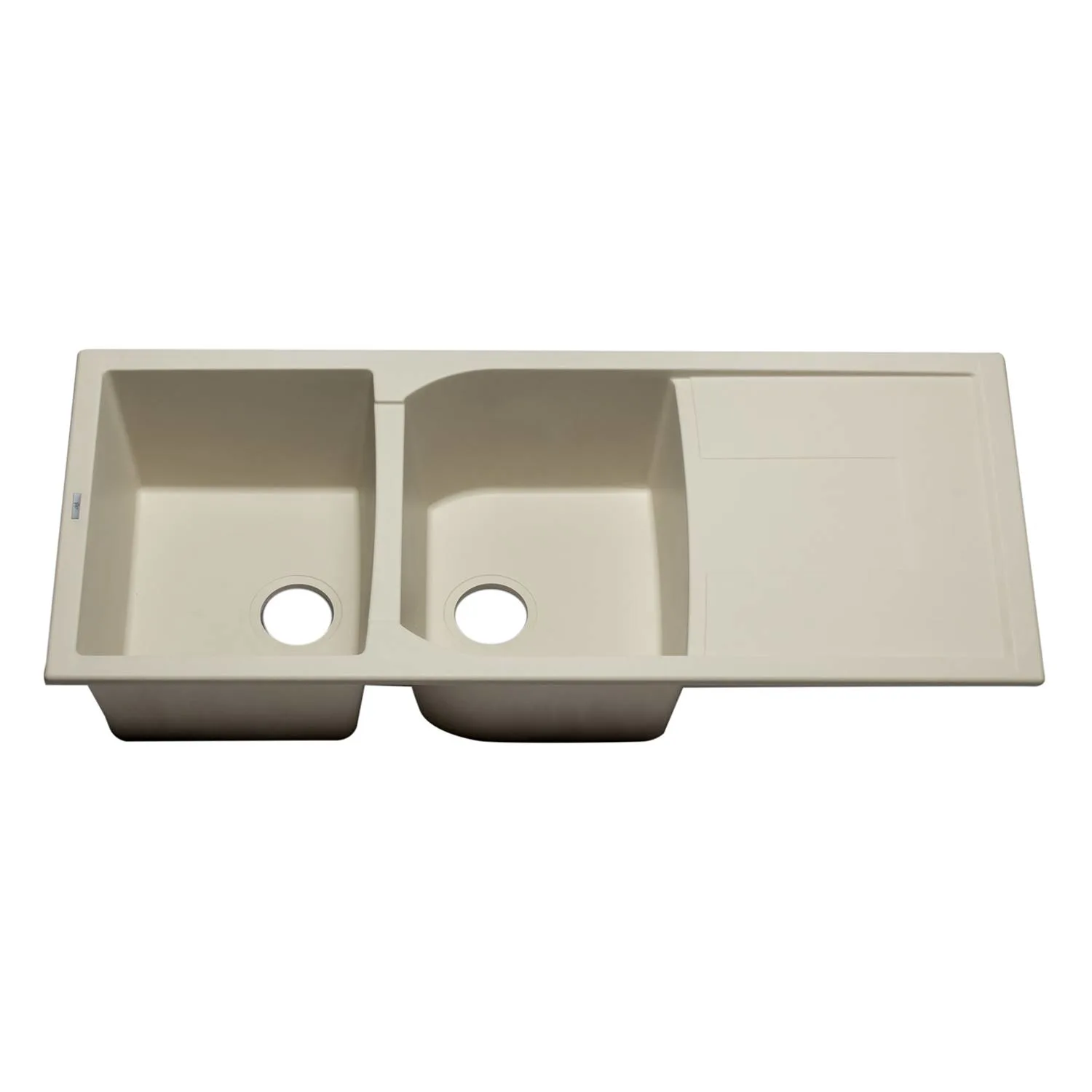 ALFI AB4620DI 46 inch Double Bowl Granite Kitchen Sink With Drainboard - image 2