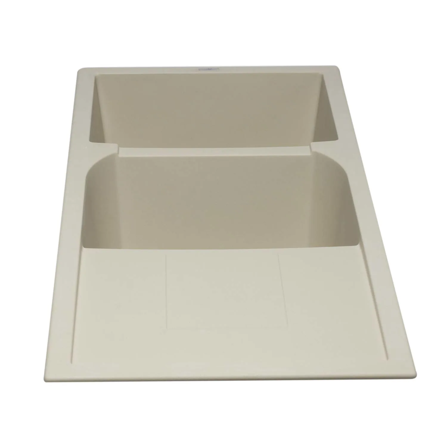 ALFI AB4620DI 46 inch Double Bowl Granite Kitchen Sink With Drainboard - image 4