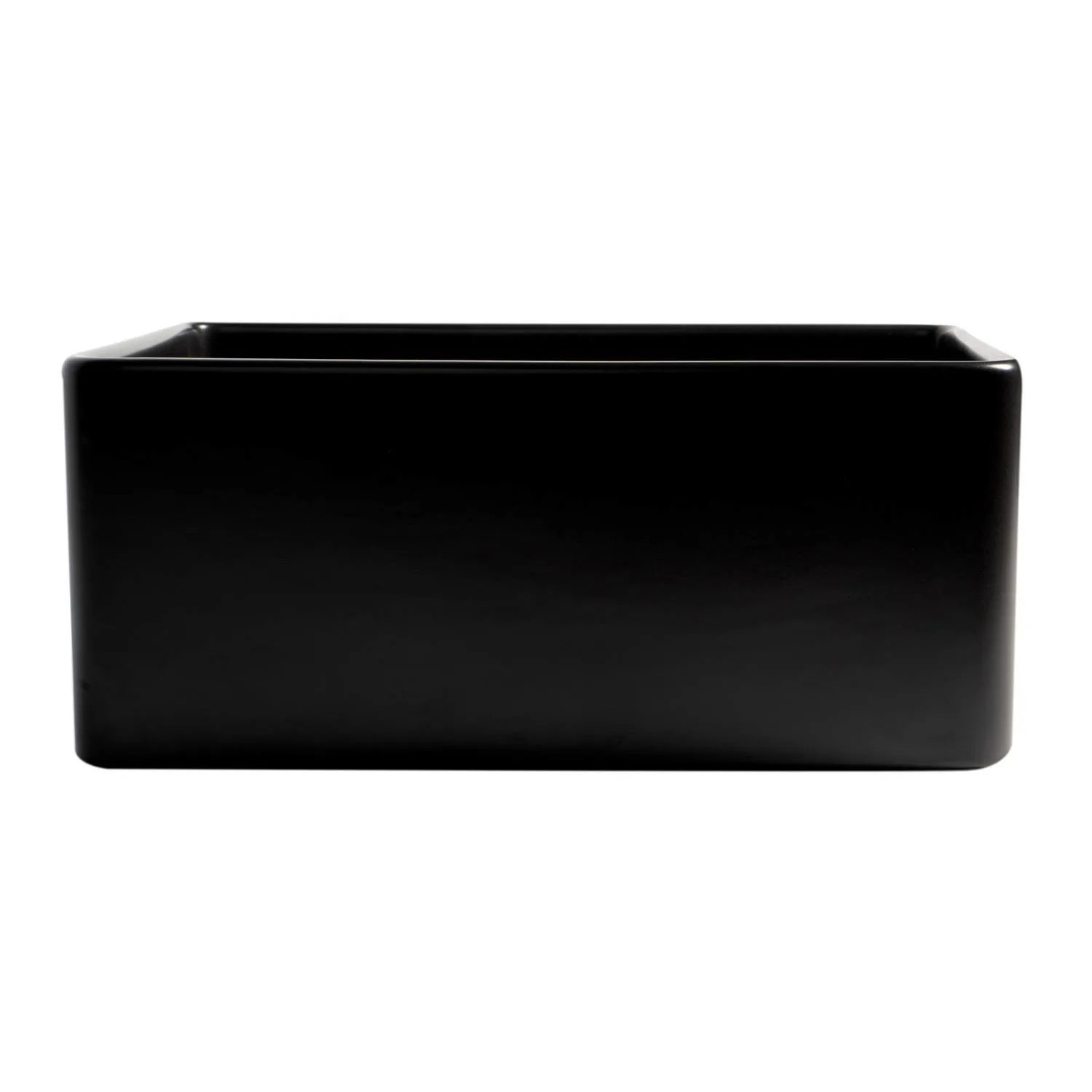 ALFI ABF2418 24 inch Smooth Single Bowl Fireclay Farm Kitchen Sink - image 5