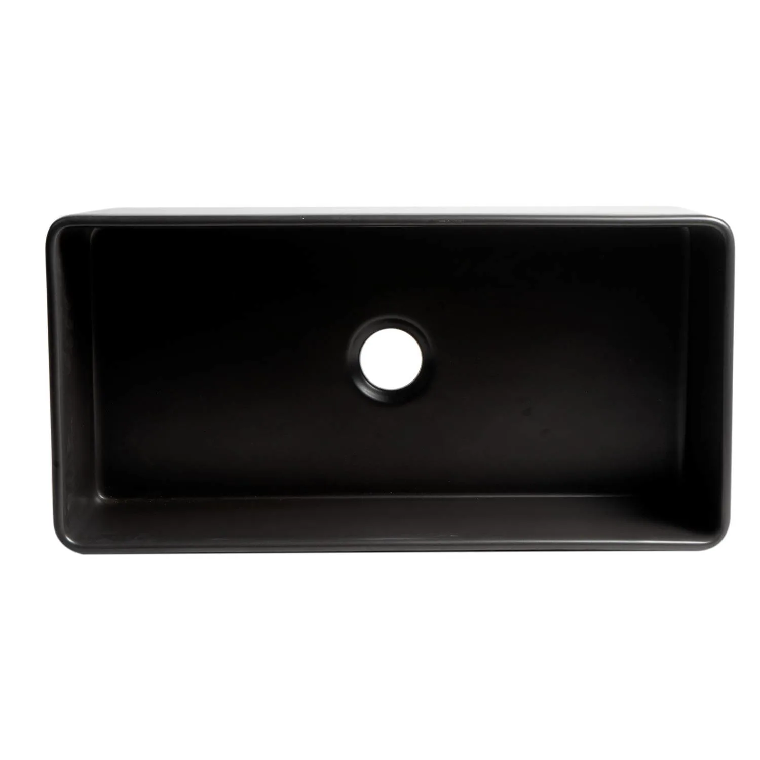 ALFI ABF3618 36 inch Smooth Single Bowl Fireclay Farm Kitchen Sink - image 3