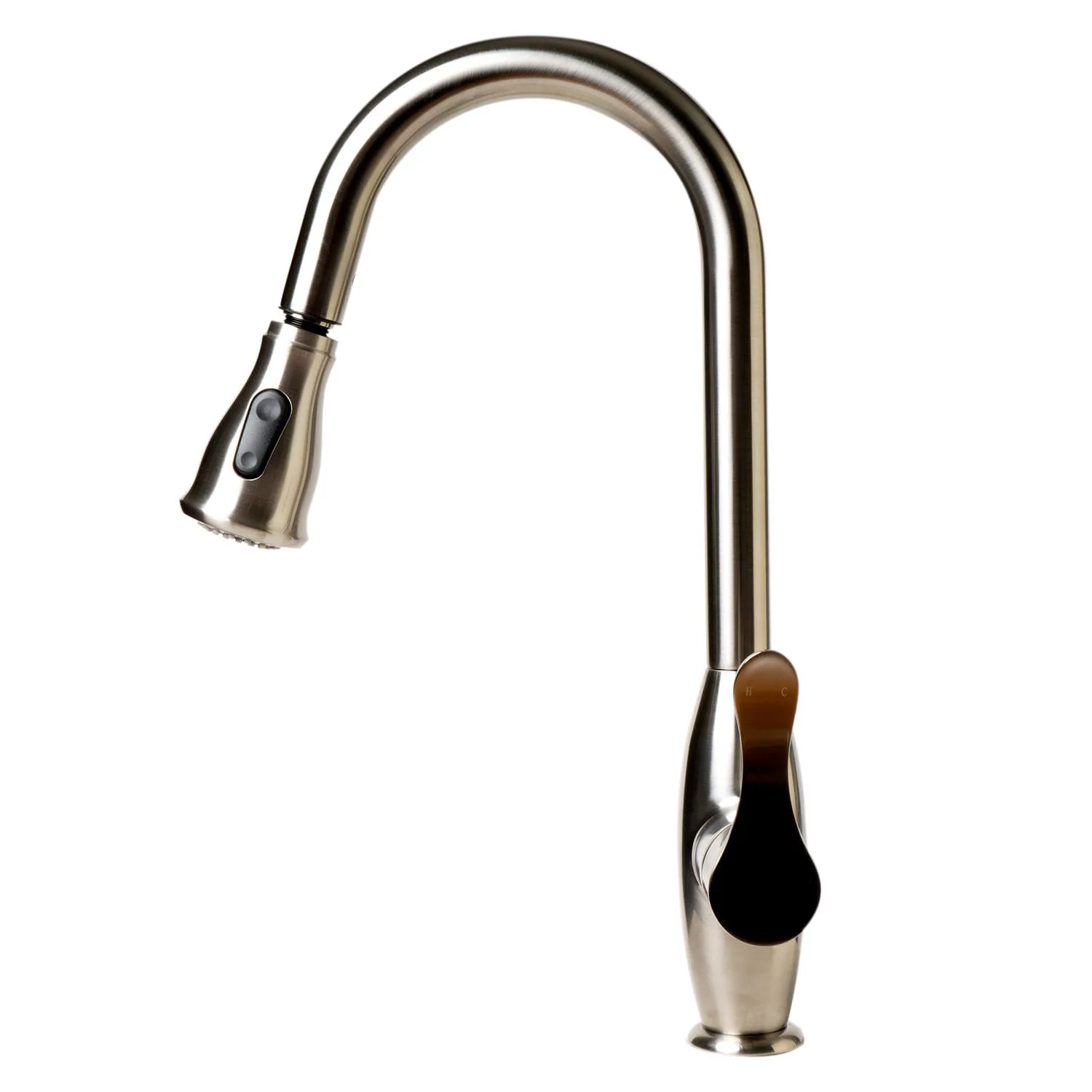 ALFI ABKF3783 Traditional Gooseneck Pull Down Kitchen Faucet