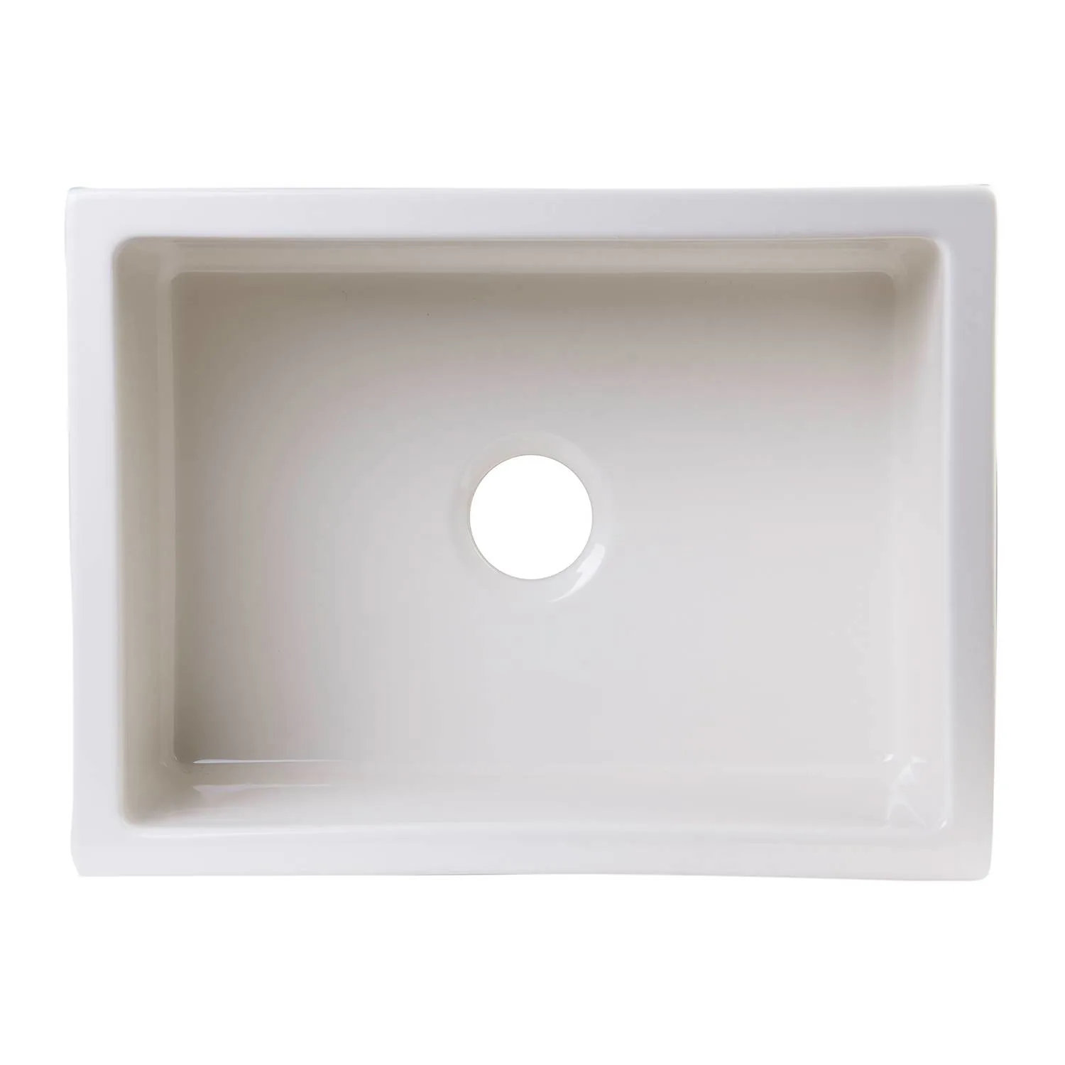 ALFI AB2418ARCH 24 inch Arched Single Bowl Fireclay Farm Kitchen Sink - image 4