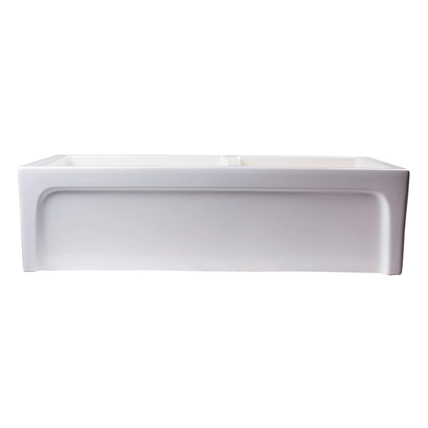 ALFI AB3618ARCH 36 inch Arched Double Bowl Fireclay Farm Kitchen Sink - image 4